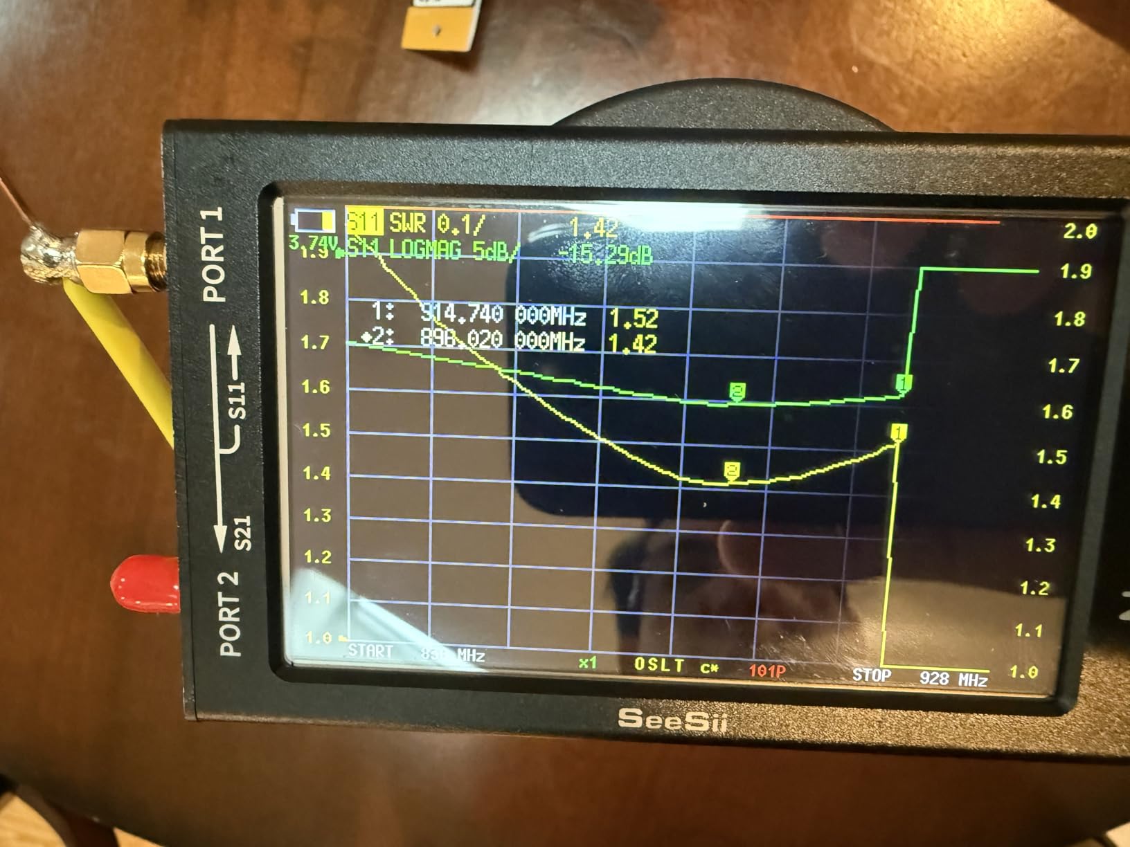 SEESII NanoVNA-F V2 Vector Network Analyzer 50kHz-3GHz customer photo 2