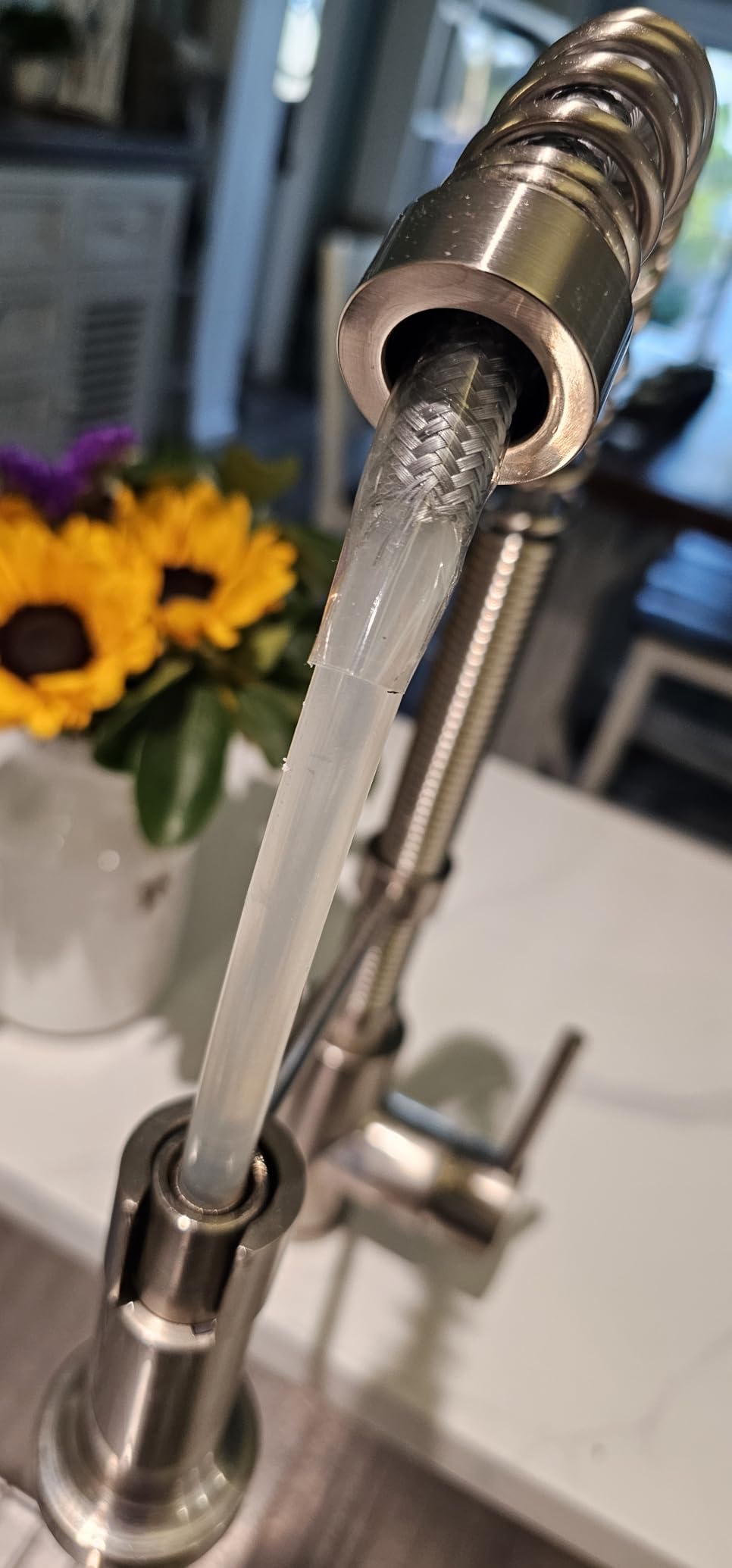 KRAUS Stainless Steel 18 in Touchless Pull Down Faucet KSF-1610SFS | Motion-sensor touchless activation, side sensor prevents false activations, heavy-duty metal body, ceramic cartridge customer photo 1
