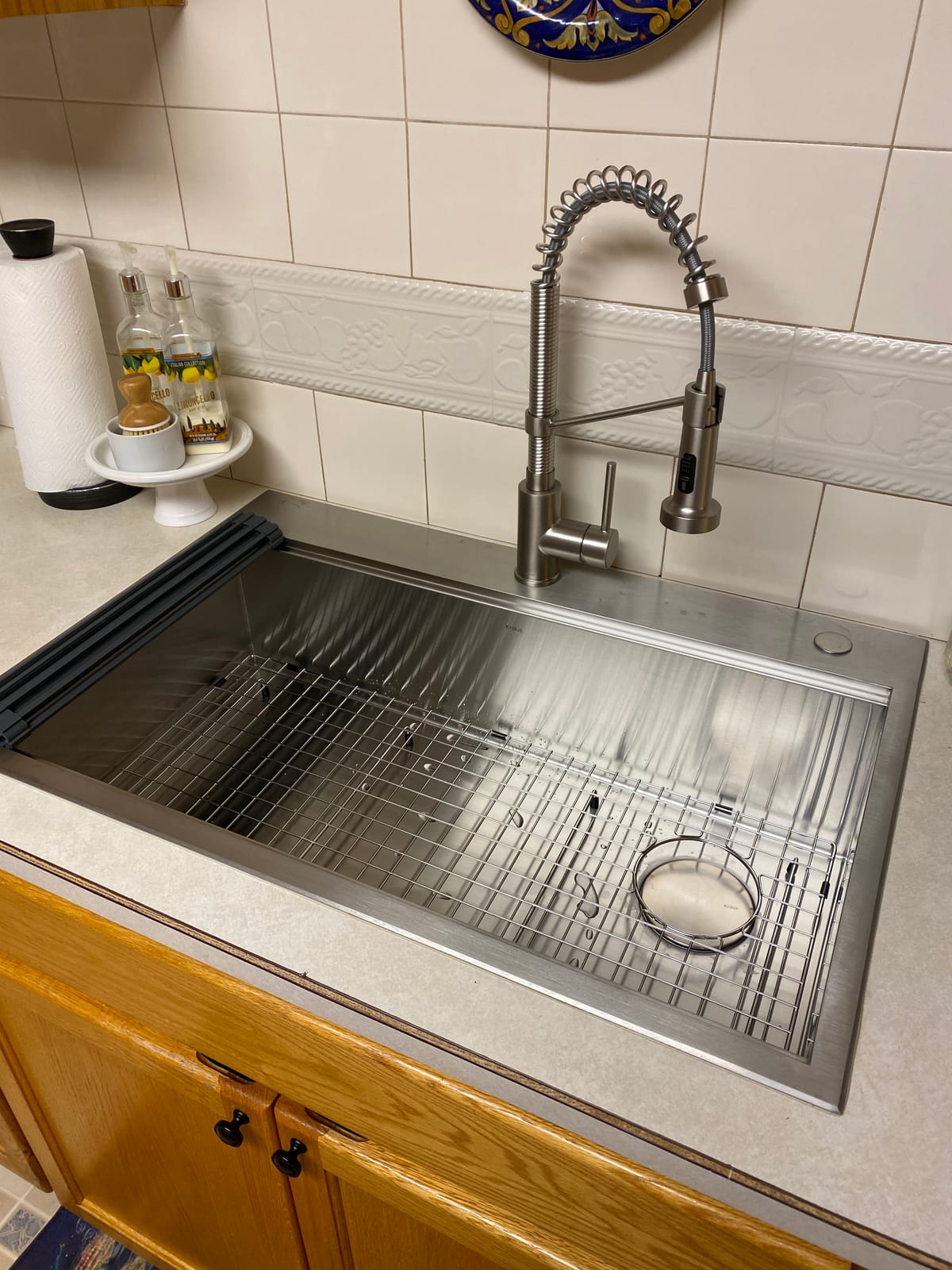 KRAUS Stainless Steel 18 in Touchless Pull Down Faucet KSF-1610SFS | Motion-sensor touchless activation, side sensor prevents false activations, heavy-duty metal body, ceramic cartridge customer photo 2