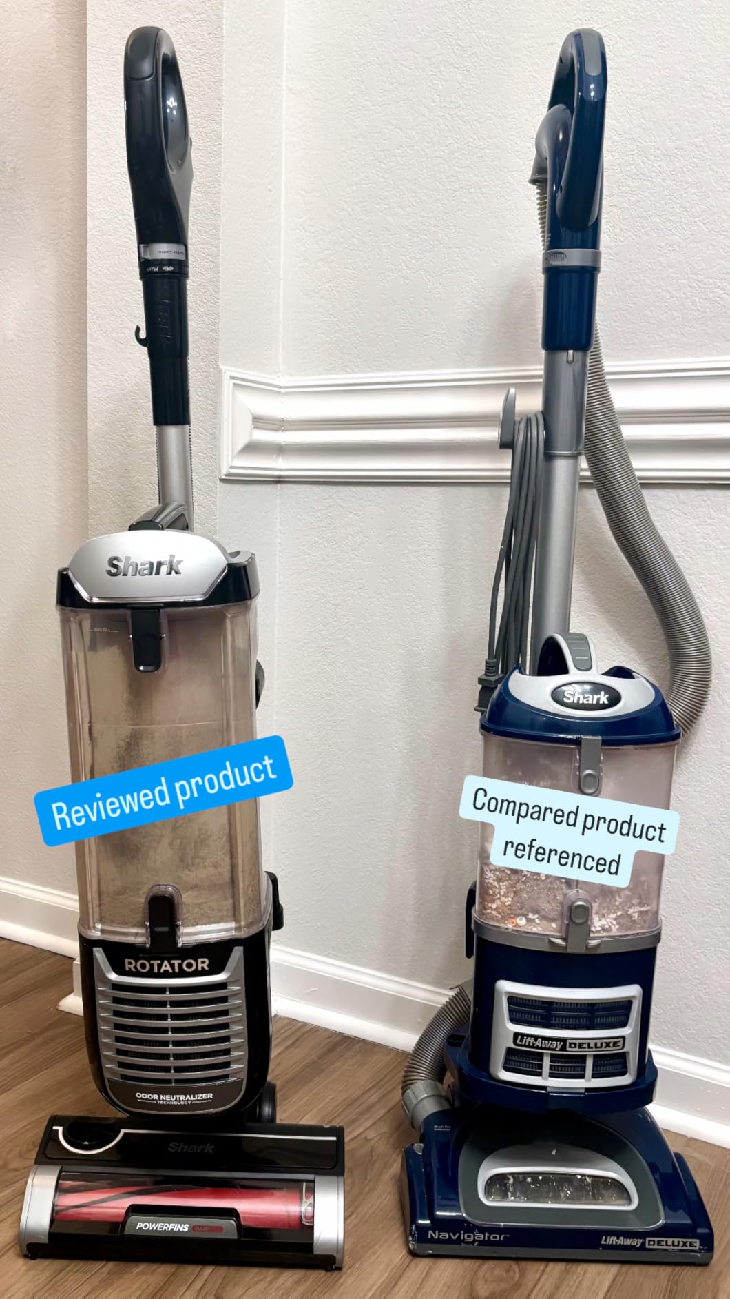 Shark Navigator Swivel Pro Upright Vacuum, HEPA, Pet Hair, Navy, NV151 | Swivel Steering, Powerful Suction, Lightweight Design, 11-Ft Reach, Crevice Tool, Upholstery Tool and Pet Power Brush customer photo 2