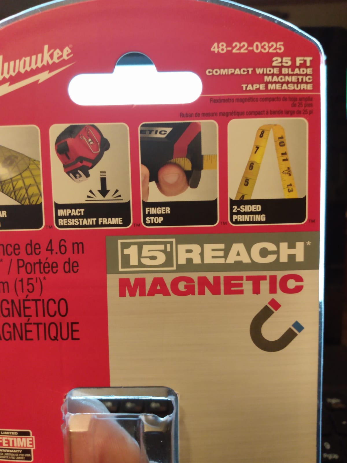 Milwaukee 48-22-0325 Compact Wide Blade Magnetic Tape Measures customer photo 2