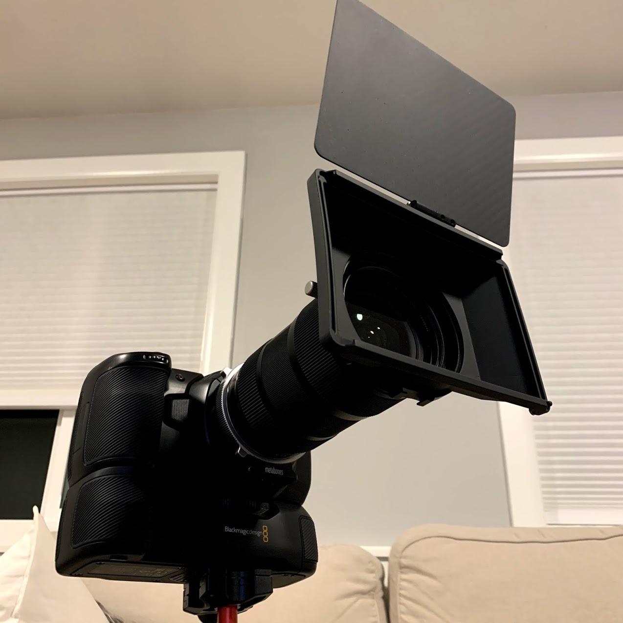 Tilta Mini Matte Box | 15mm Rod Adapter & 4 Lens Adapters | Lightweight | Filter Support | Top Flag | Dual Cold Shoe Mount | Designed for Mirrorless, DSLR | MB-T15 customer photo 1