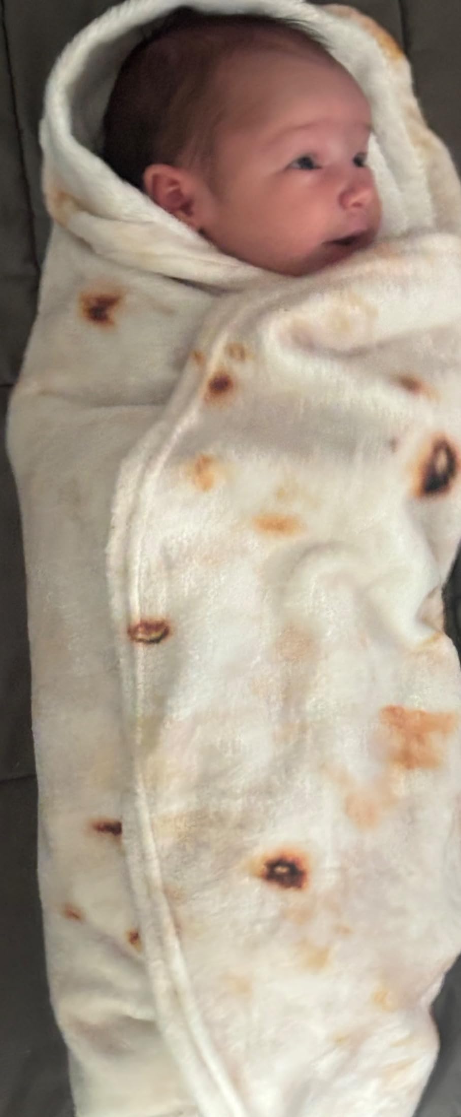 Lhedon Taco Blanket Baby Tortilla Blanket Burrito Swaddle 0-9 Months customer photo 2