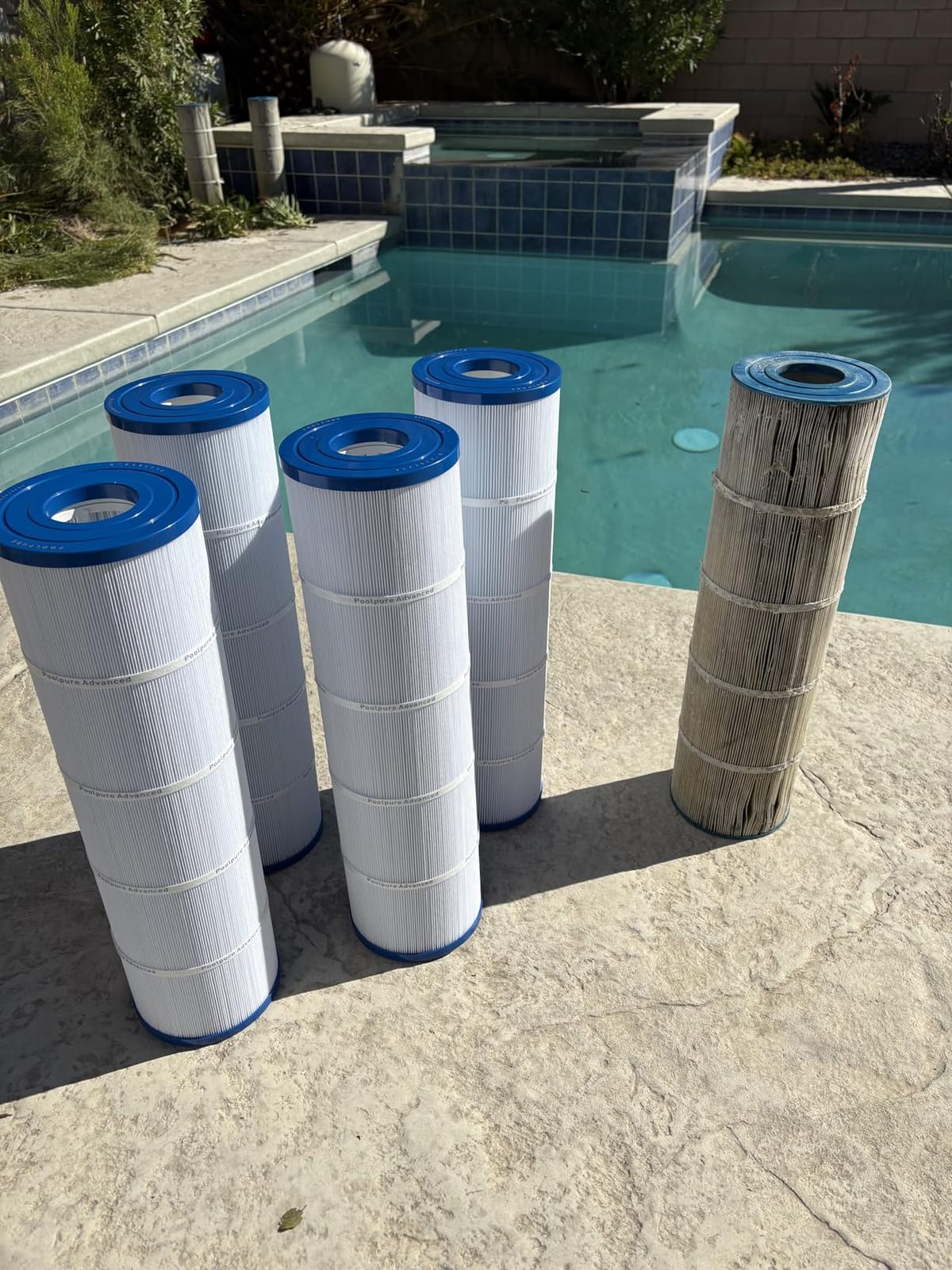 POOLPURE CCP420 Pool Filters Replaces Pentair Clean and Clear Plus 420, R173576, PCC105, 178584, Ultral-A6, Unicel C-7471, 817-0106, Filbur FC-1977, 570-0425-07, L x OD: 26