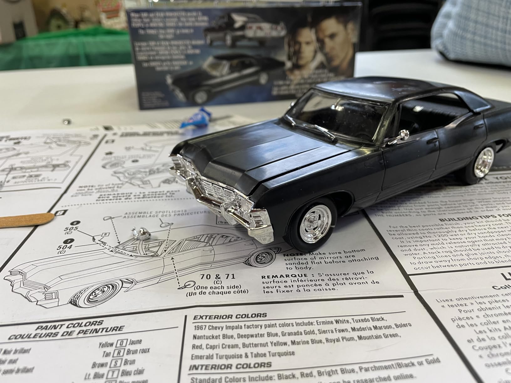 AMT 1967 Chevy Impala 4-Door Supernatural 1:25 Scale Model Kit customer photo 1