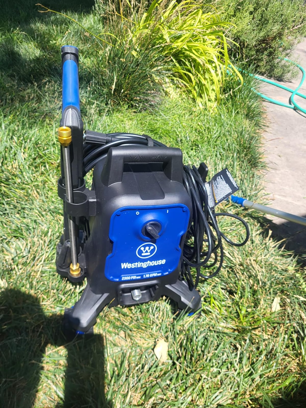 Westinghouse ePX3100 Electric Pressure Washer, 2300 Max PSI 1.76 Max GPM with Anti-Tipping Technology, Onboard Soap Tank, Pro-Style Steel Wand, 5-Nozzle Set, for Cars/Fences/Driveways/Home/Patios customer photo 2