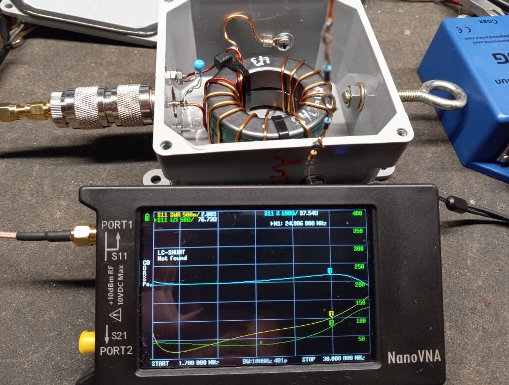 AURSINC NanoVNA H4 Vector Network Analyzer 9kHz-1.5GHz customer photo 1