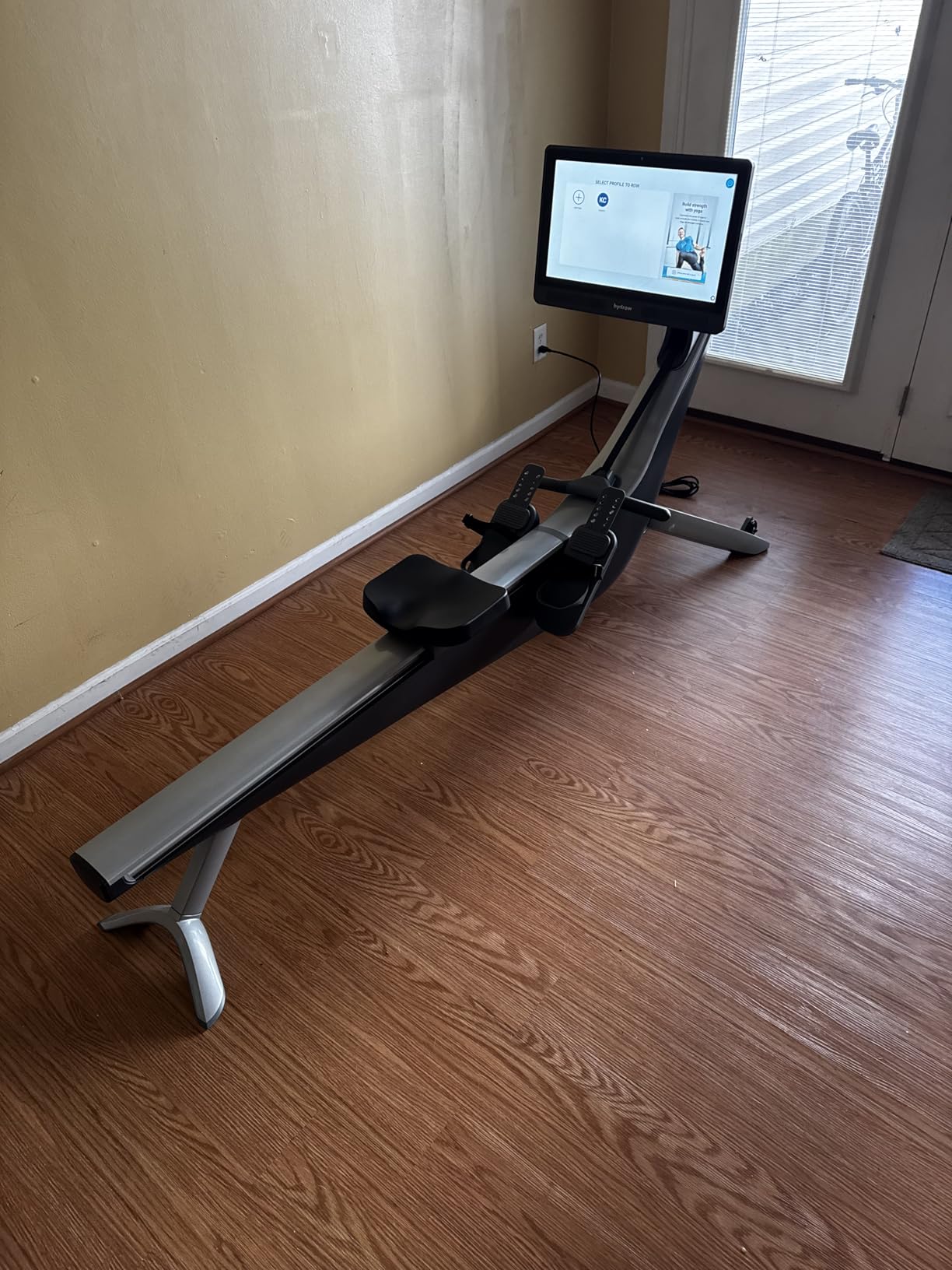 Hydrow Origin Rowing Machine for Home, Magnetic Drag Home Rower Machine customer photo 1
