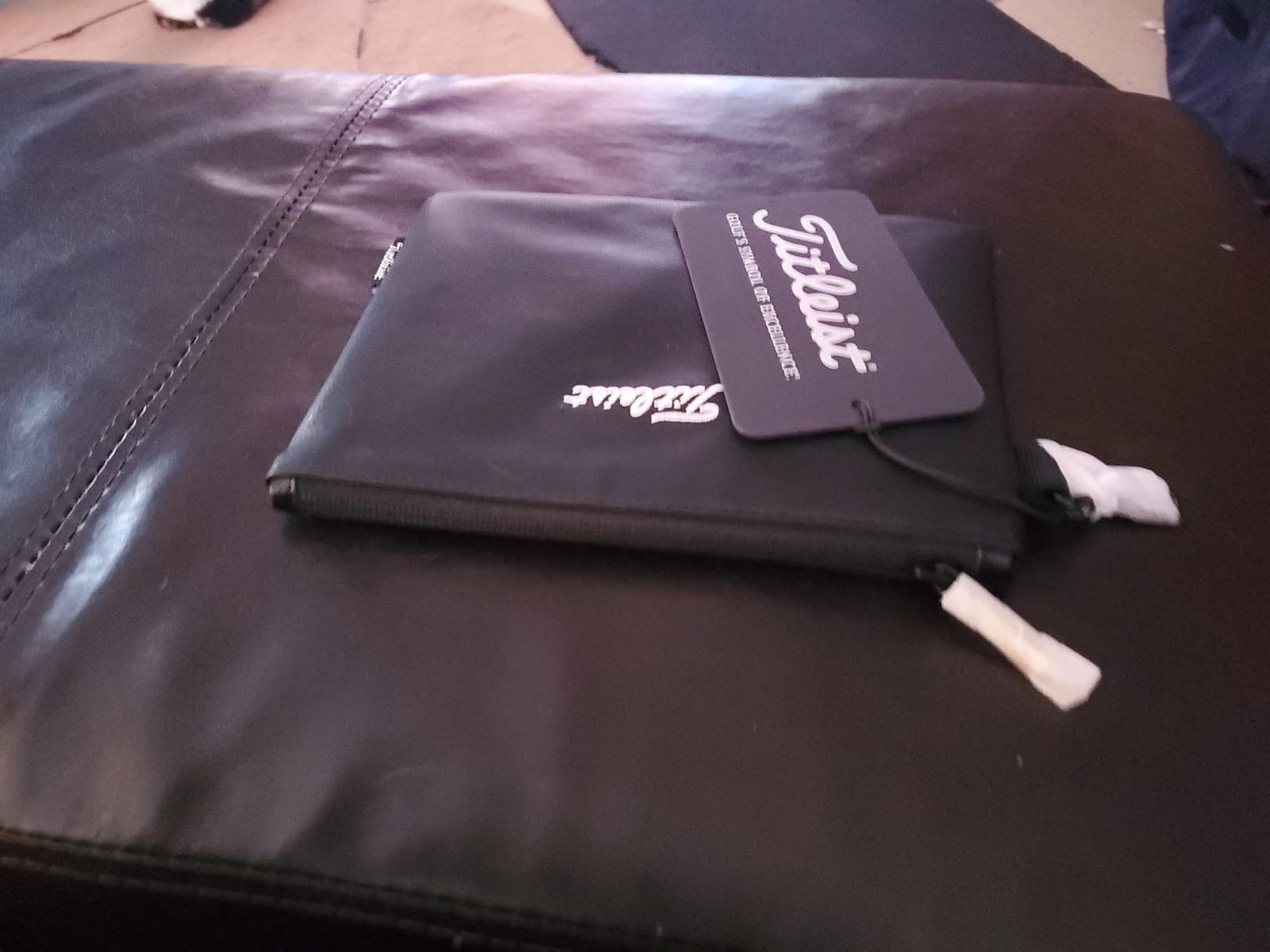 Titleist Travel Gear Professional Zippered Golf Pouch Black | Premium Synthetic Material customer photo 2