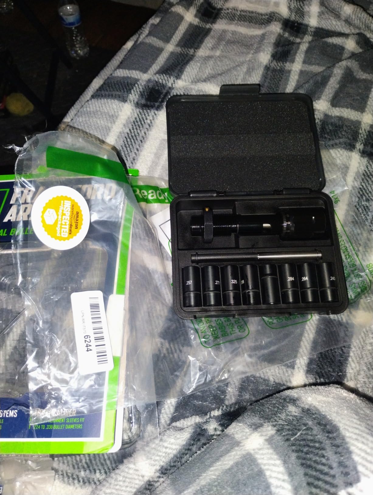 Frankford Arsenal Universal Bullet Seating Die for .224 to .338 Caliber with Micrometer Stem and Storage Case for Reloading, Black customer photo 2
