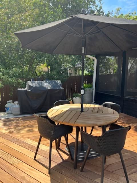 Christopher Knight Home Davina Outdoor Dining Chair (Set of 4), Black customer photo 1