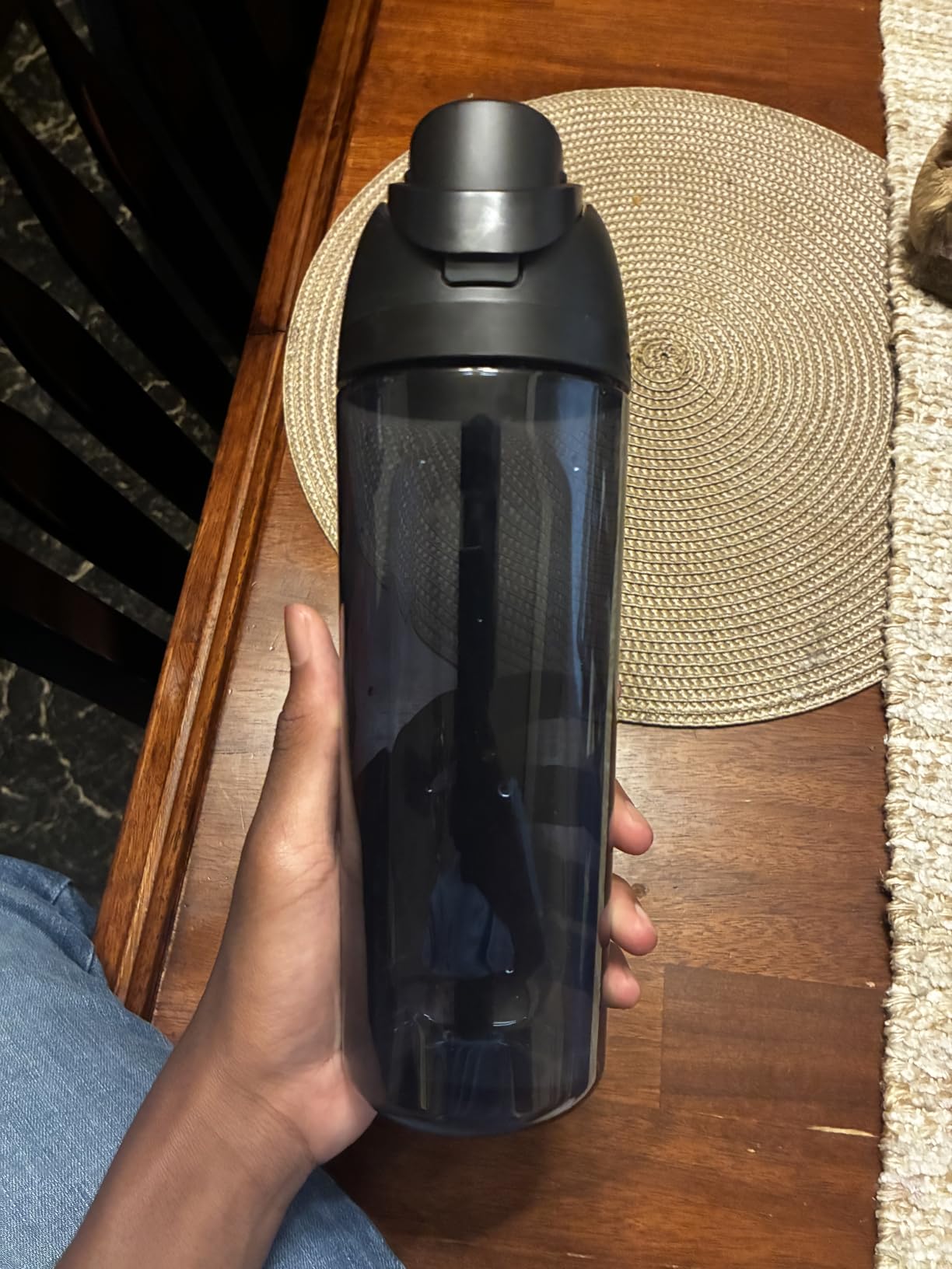Owala FreeSip Tritan Water Bottle 25 oz Very, Very Dark customer photo 1