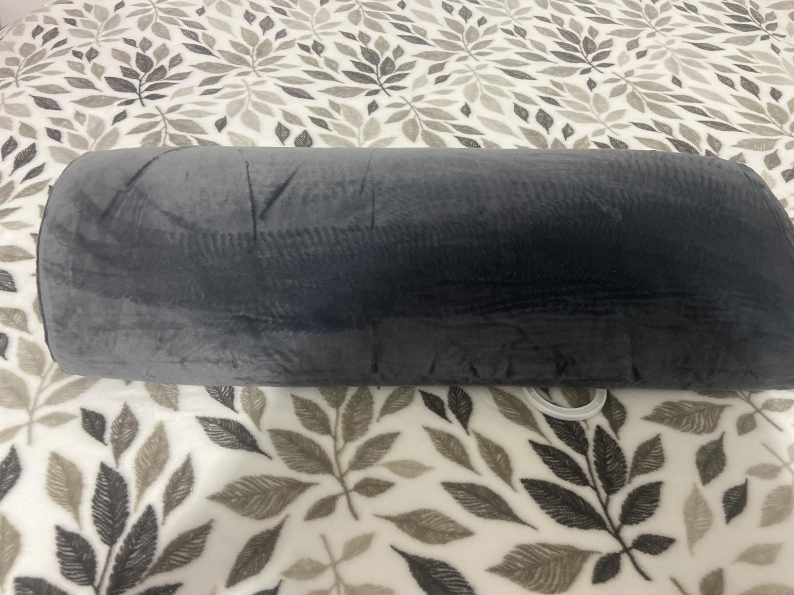 Knee Pillow for Back Sleeping | Large Half Moon Bolster Pillow for Legs, Under Knee Pillow for Sleeping on Back (20.5