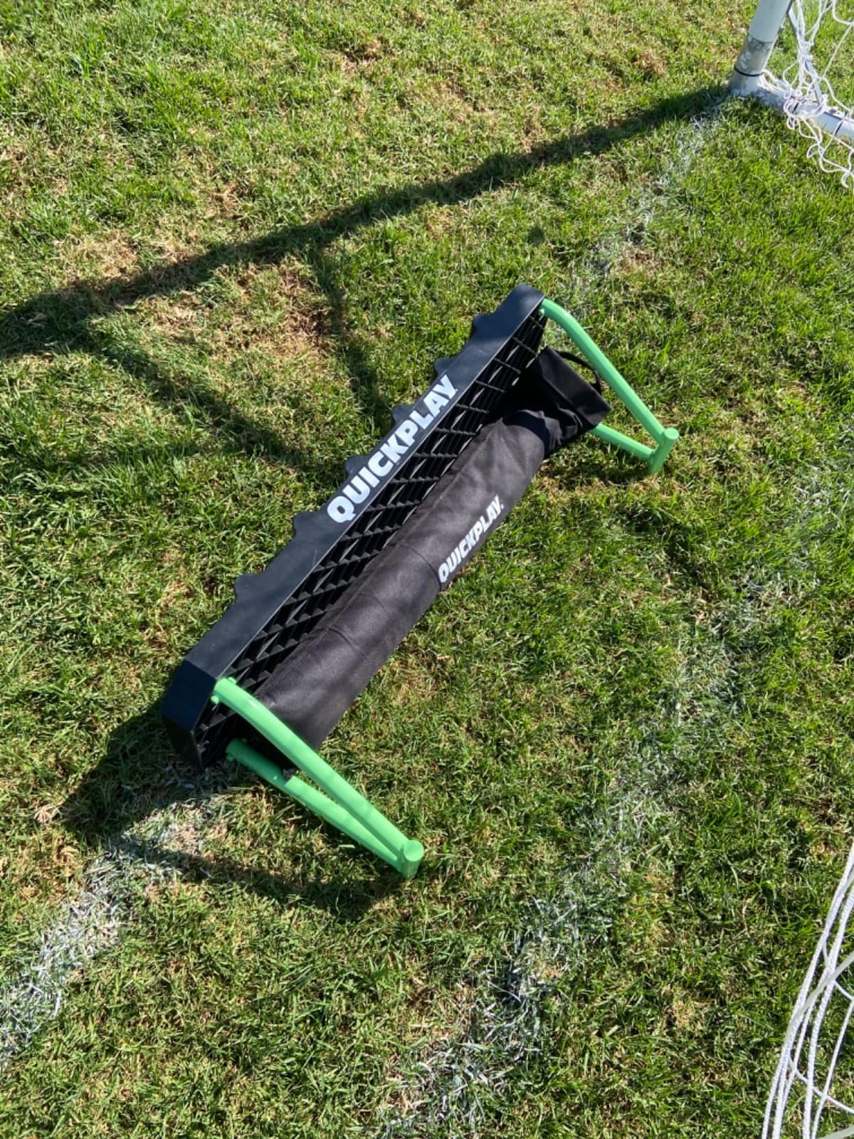 QUICKPLAY Replay Station Soccer Rebounder Board - 4-in-1 Passing Trainer | 4 rebound angles, Dual surface, Adjustable rebound, First touch & control, Backyard, Soccer training equipment, portable customer photo 1