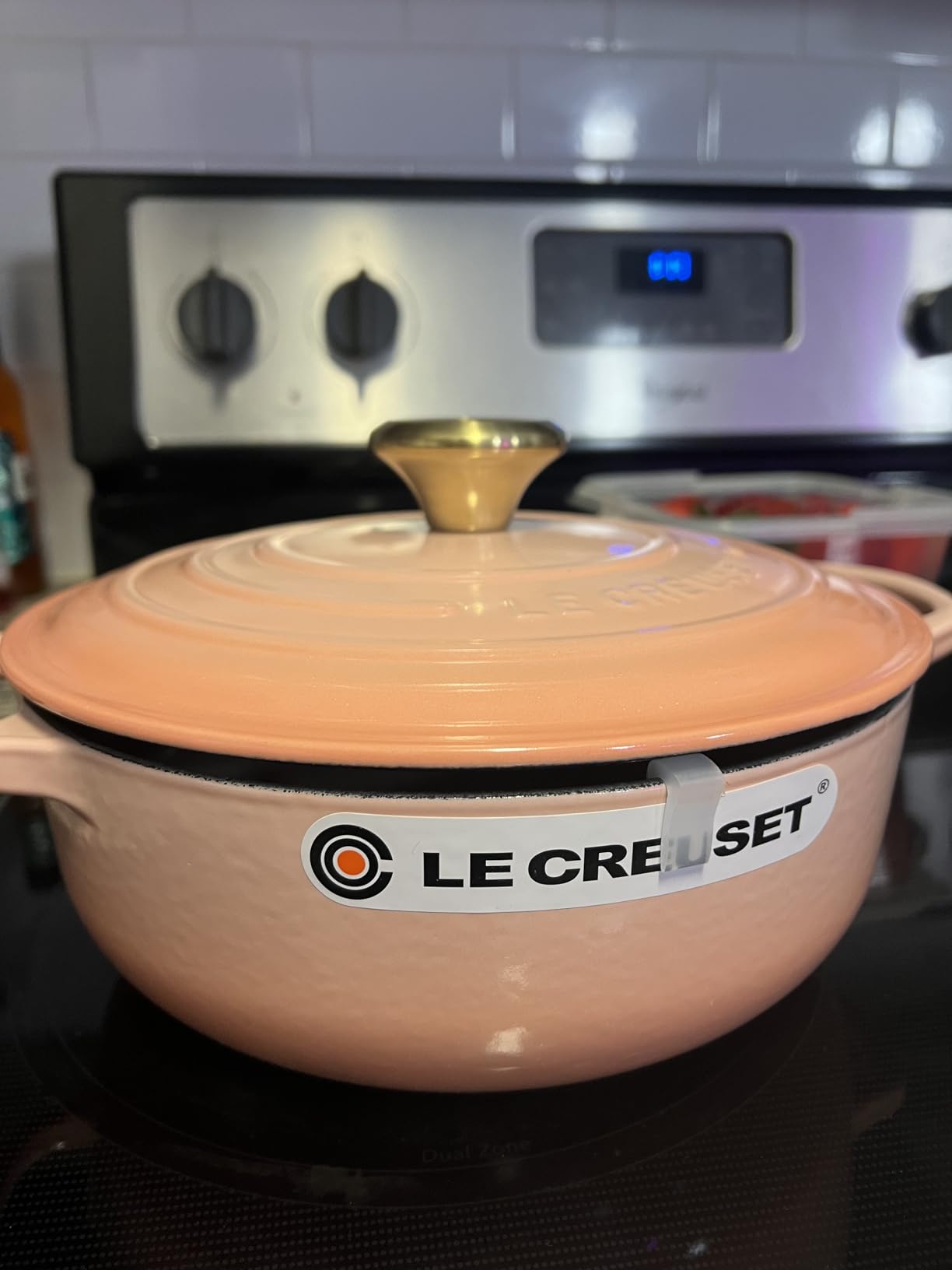 Enameled Cast Iron Signature Sauteuse Oven, 3.5 qt., White customer photo 2