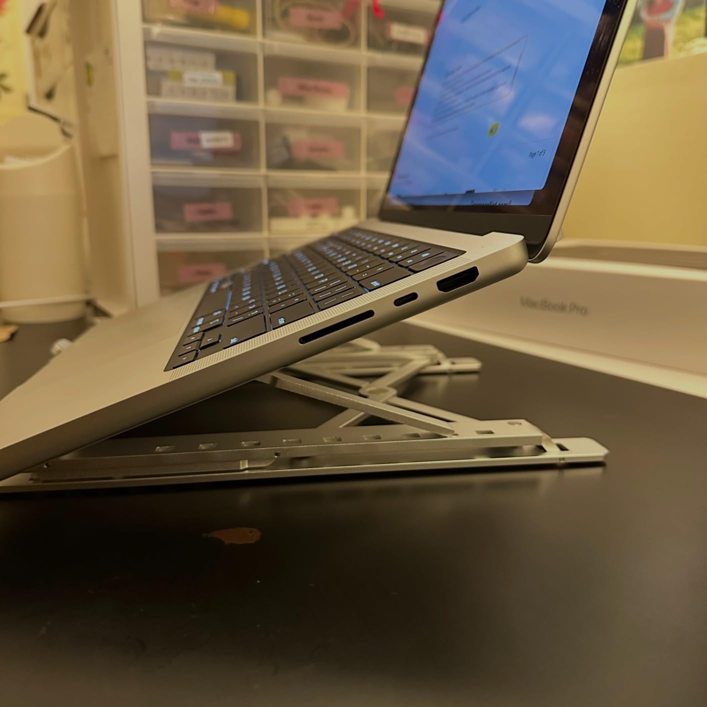 Laptop Stand Adjustable Portable Aluminum for 10