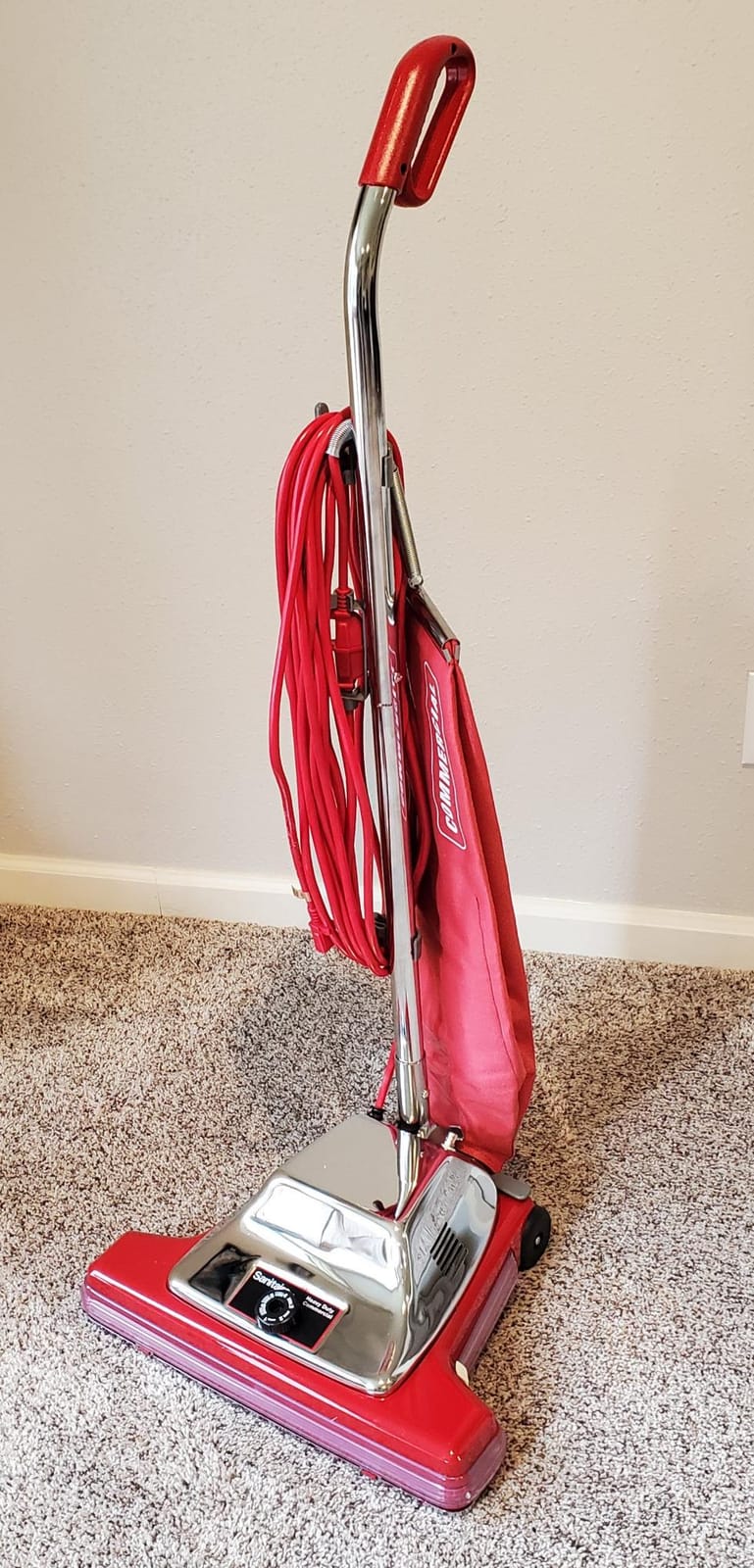 Sanitaire - SC899H SC899 Tradition QuietClean Upright Vacuum Red, 10.5