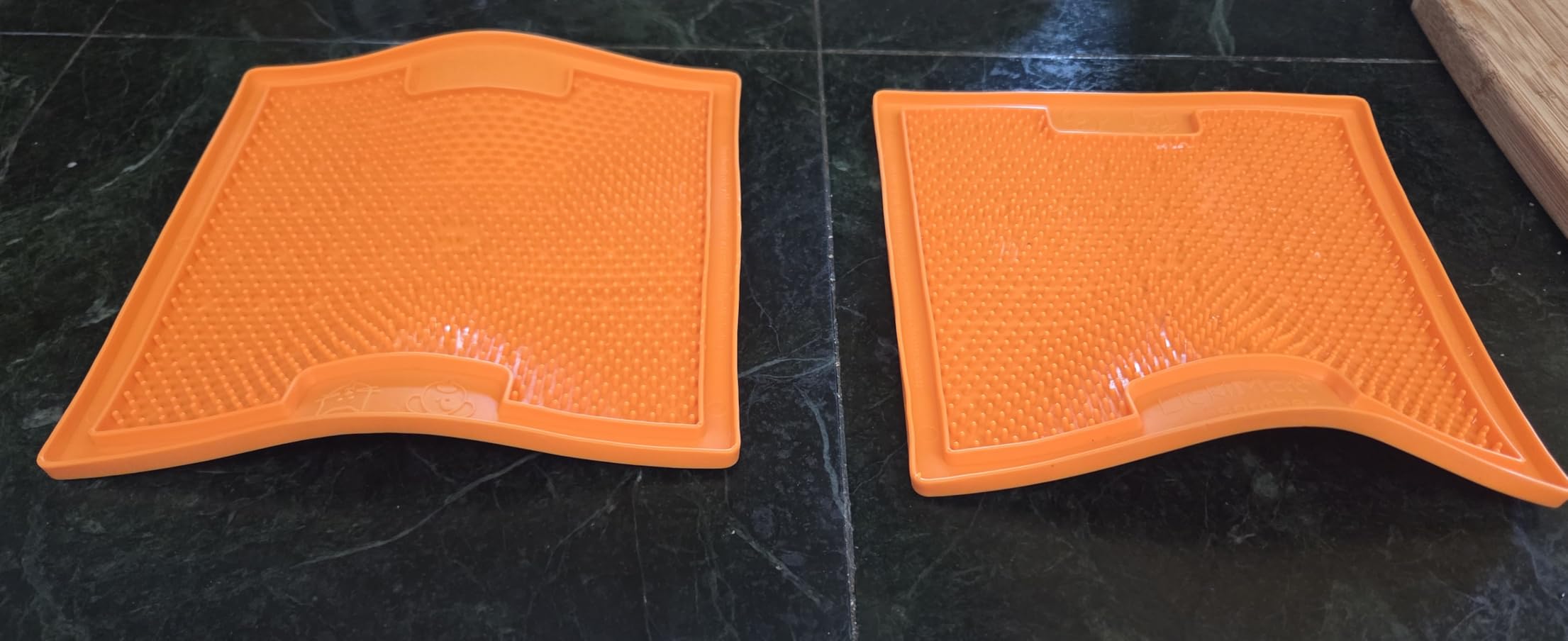 LickiMat Classic Soother Slow Feeder for Dogs Lick Mat Boredom Anxiety Reducer Perfect for Food Treats Yogurt Liquid Food Peanut Butter Fun Alternative to a Slow Feed Dog Bowl, Turquoise customer photo 1