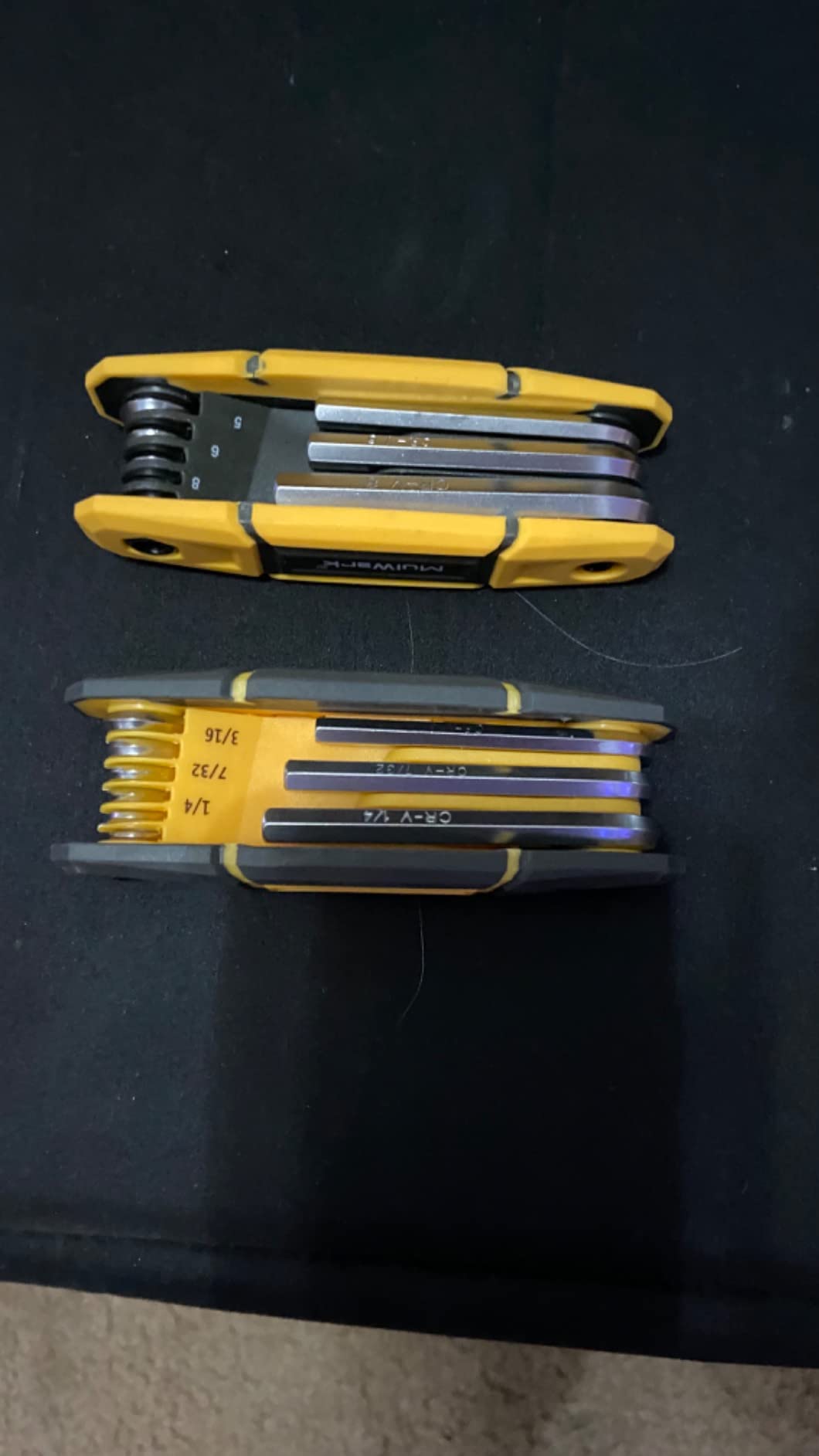 MULWARK 17pcs Folding Allen Wrench Set | Metric & Standard SAE - Key Tool 2 Pack Portable Hex for Basic Home Repair and General Applications customer photo 2