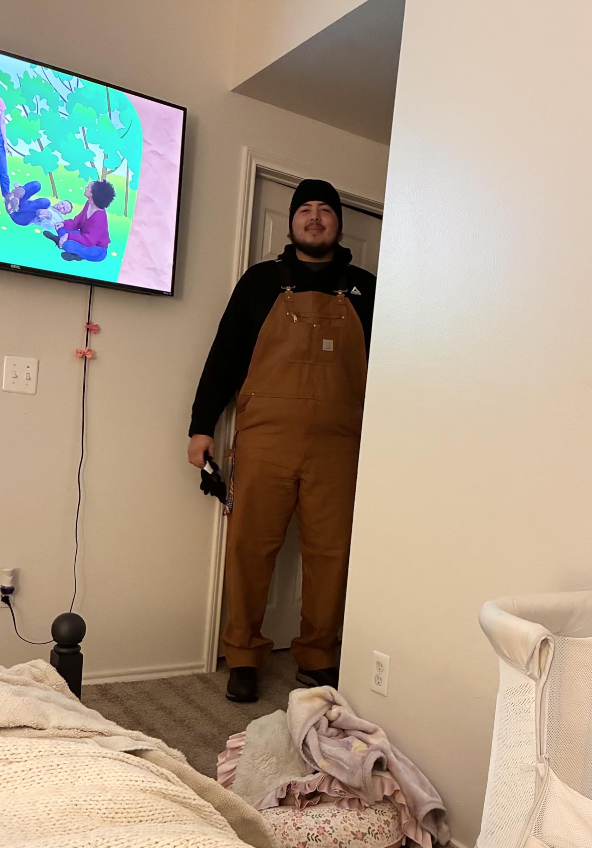 Carhartt Men's Iconic R01 Duck Bib Overall customer photo 1