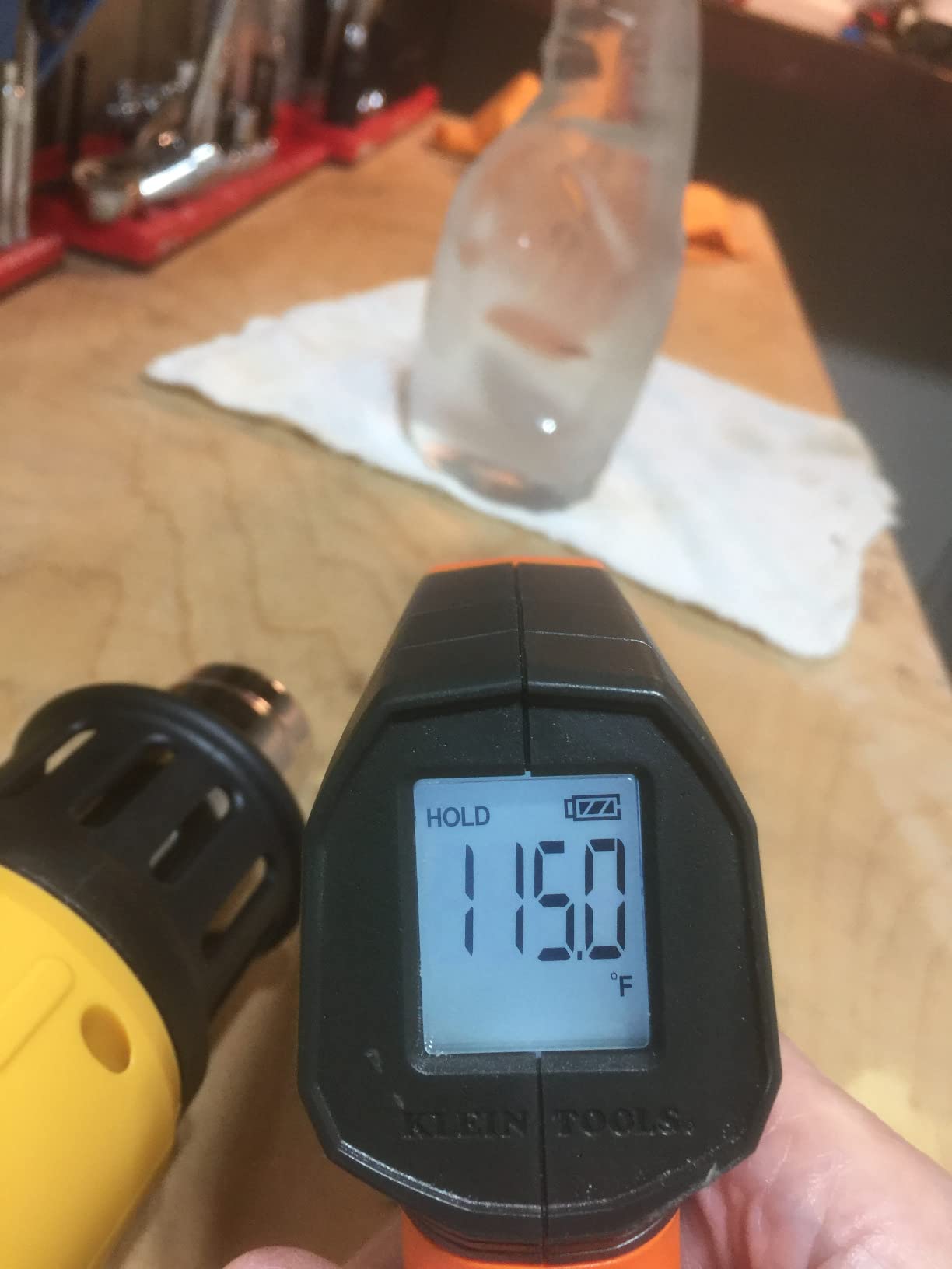 Klein Tools IR1 Infrared Thermometer, Digital Laser Gun is Non-Contact Thermometer with a Temperature Range -4 to 752-Degree Fahrenheit customer photo 1