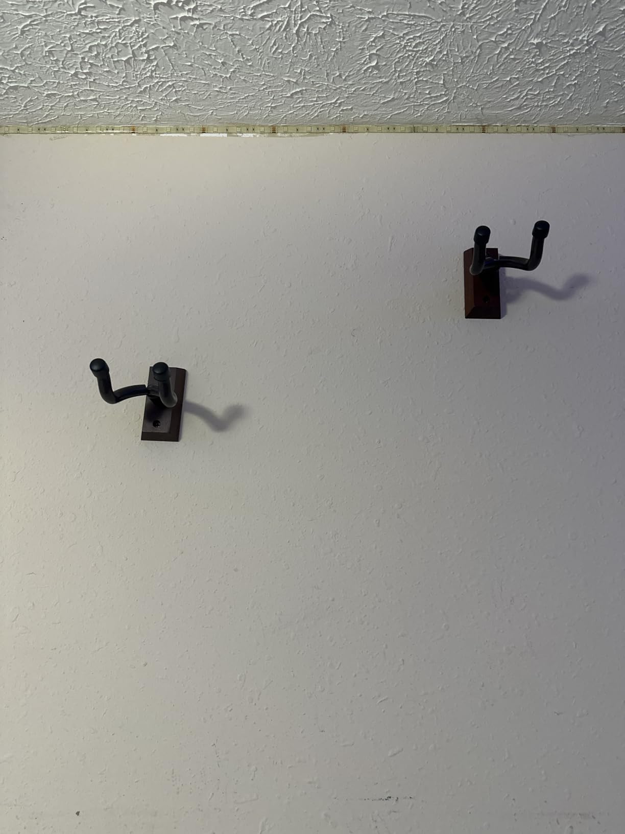 SNIGJAT Guitar Wall Mount 2 Pack, Wood Guitar Hanger Wall Hook with Screws | Guitar Wall Hook Stand, Guitar Holder Wall Mount Hanger for Acoustic Guitar, Electric Guitar, Banjo, Bass, Mandolin customer photo 2