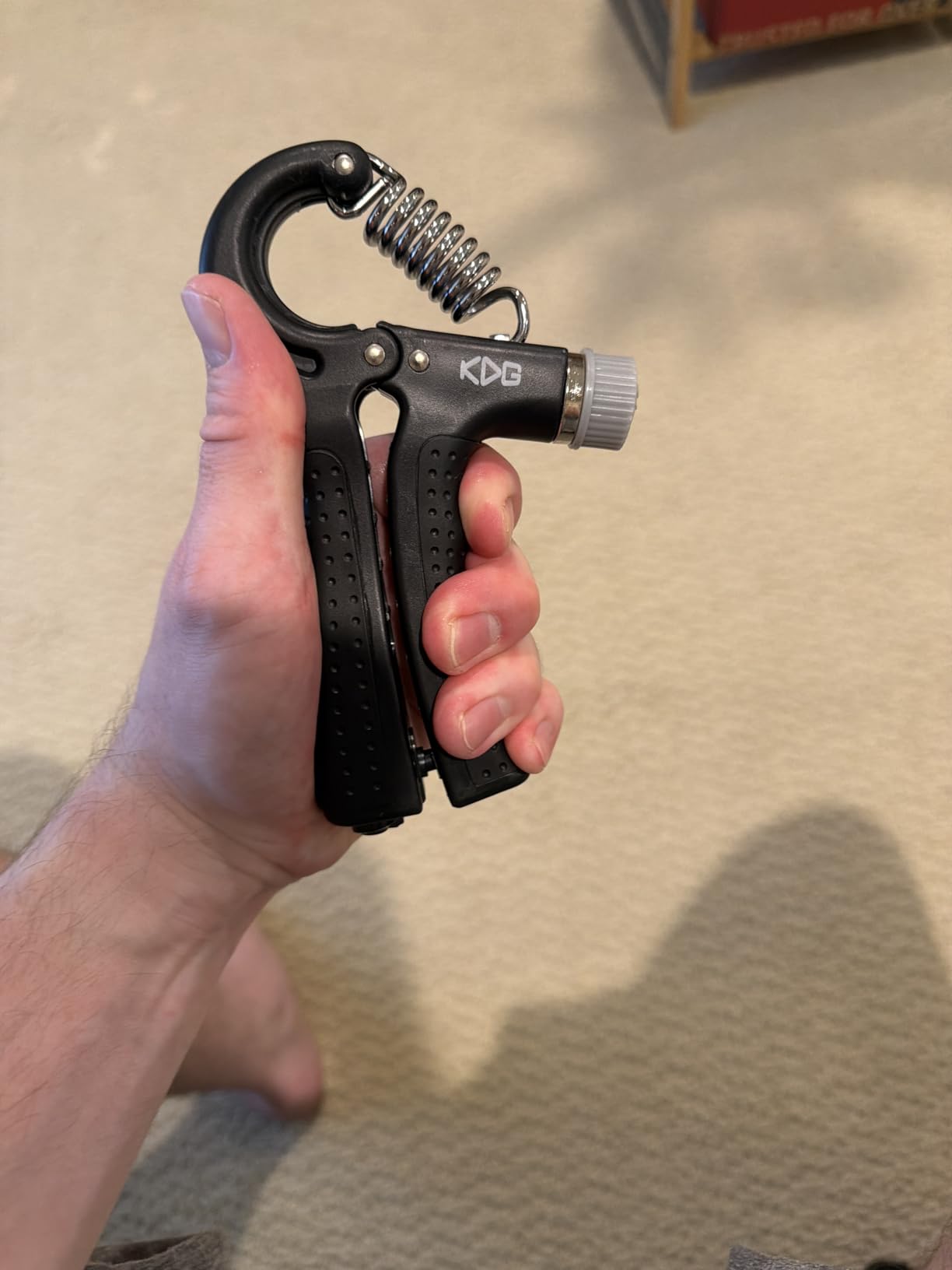 KDG Hand Grip Strengthener 2 Pack Adjustable Resistance 10-130 lbs Forearm Exerciser customer photo 1
