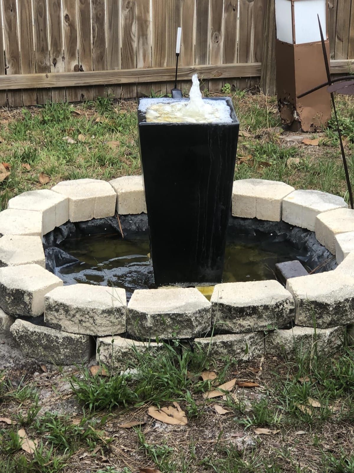 UWIOFF Pond Liner, 20 Mil HDPE Pond Liners for Outdoor Ponds, 7 x 10 FT | Heavy Duty Fish Koi Pond Liner, Black Pond Tarp for Garden Landscape Stream Fountain Waterfall, UV, Puncture & Tear Resistant customer photo 2