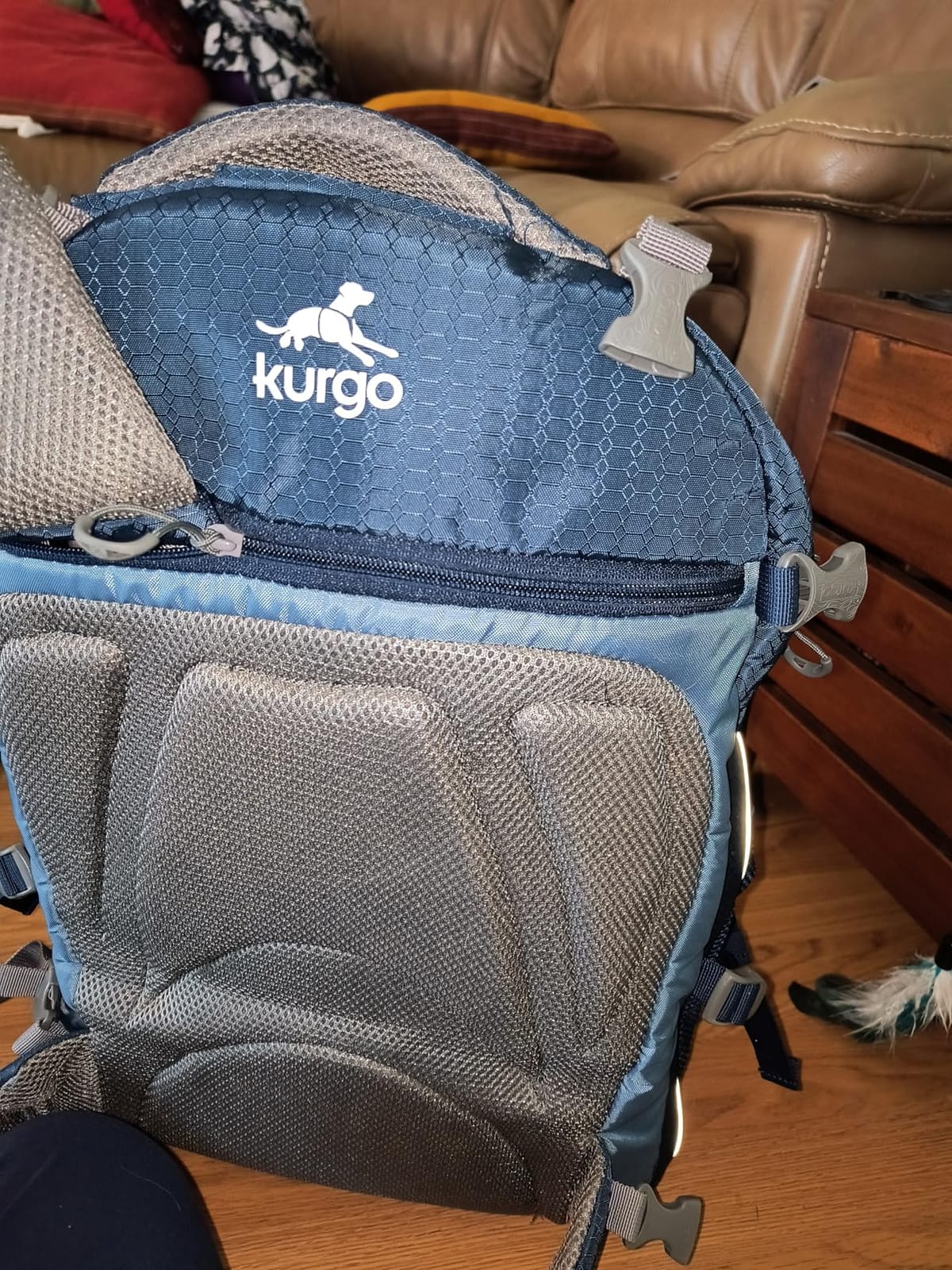 Kurgo G-Train Pet Carrier Backpack, Chili Red | Cat & Dog Daypack for Outdoors & Travel, Waterproof Bottom, Ventilated Mesh Panels, Storage Pockets, For Pets up to 25Lbs customer photo 2