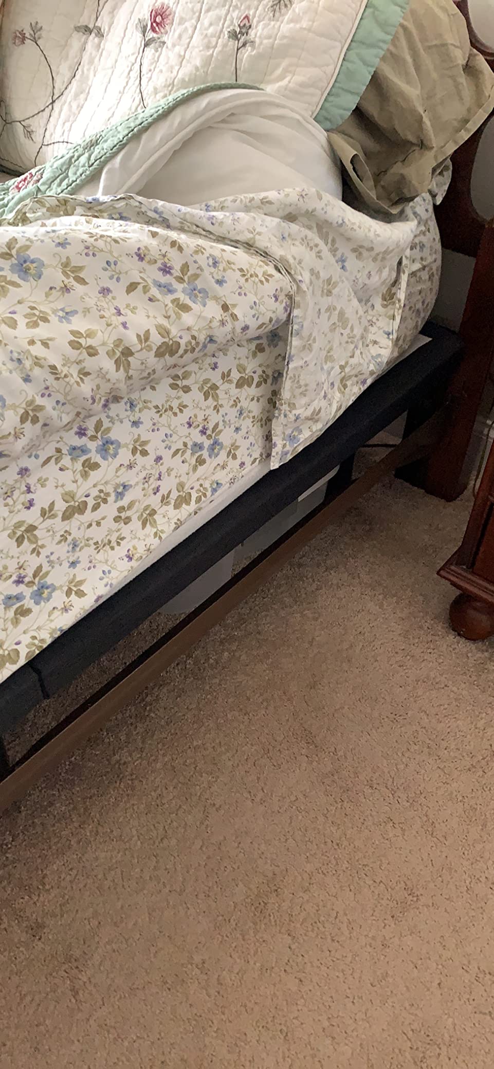 Blissful Nights King e3 Adjustable Bed Base Frame with Head and Foot Incline, Wireless Remote Control, Easy Assembly, and 10 Year Warranty customer photo 1
