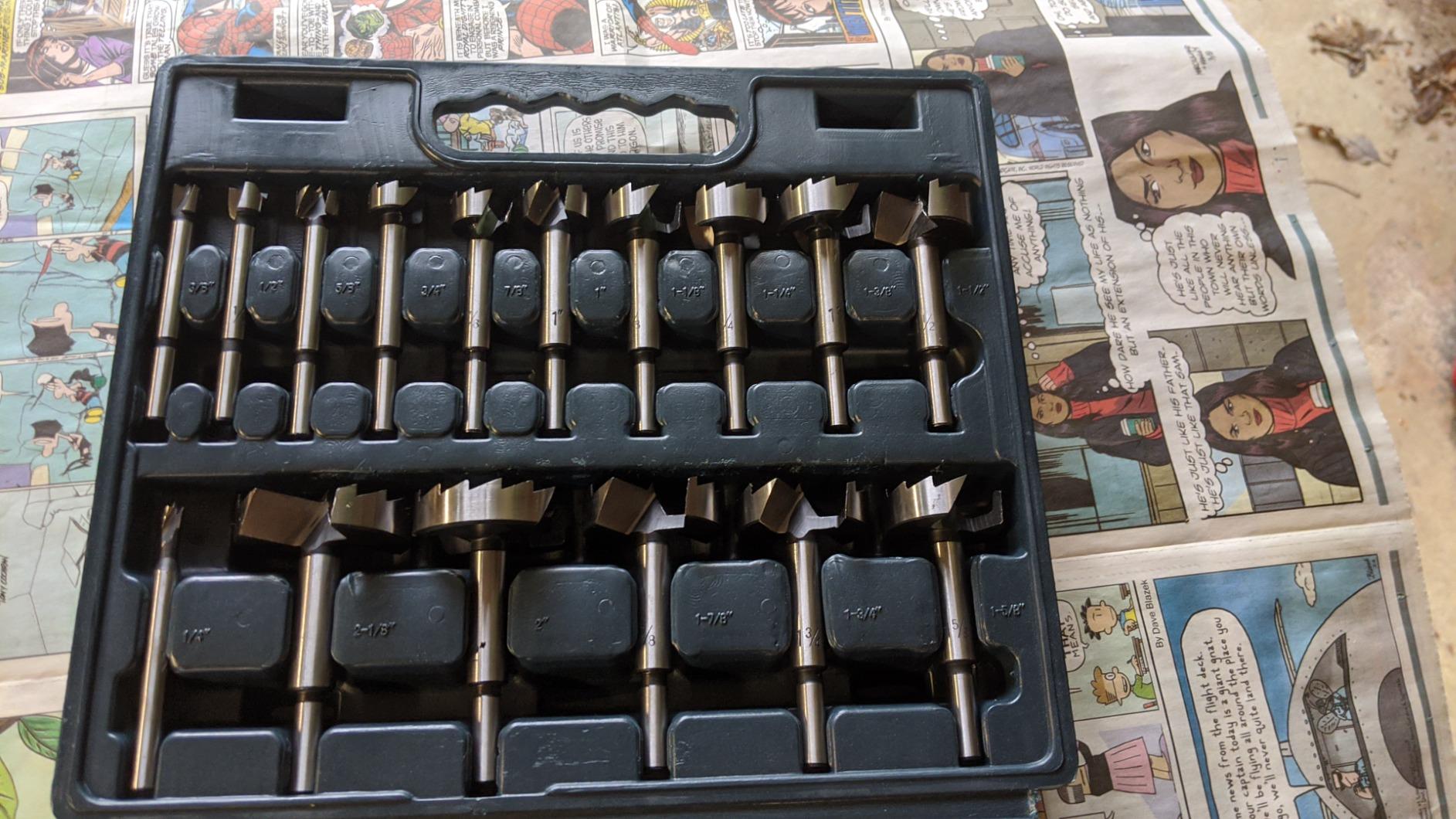 INTOO Hex Shank Forstner Bit Set 16 pcs Multi Sided Shank Wood Drill bit Set customer photo 1