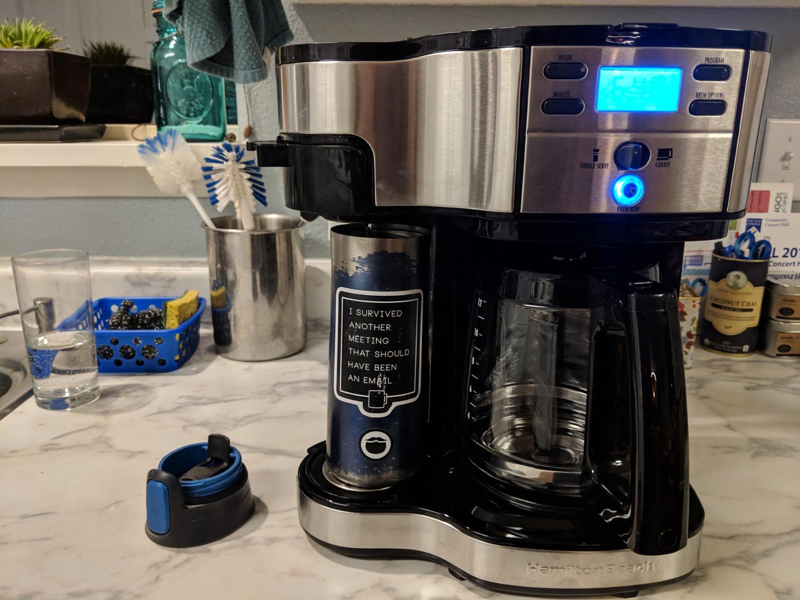 Hamilton Beach 2-Way Programmable Coffee Maker & Single Serve Coffee Maker customer photo 1