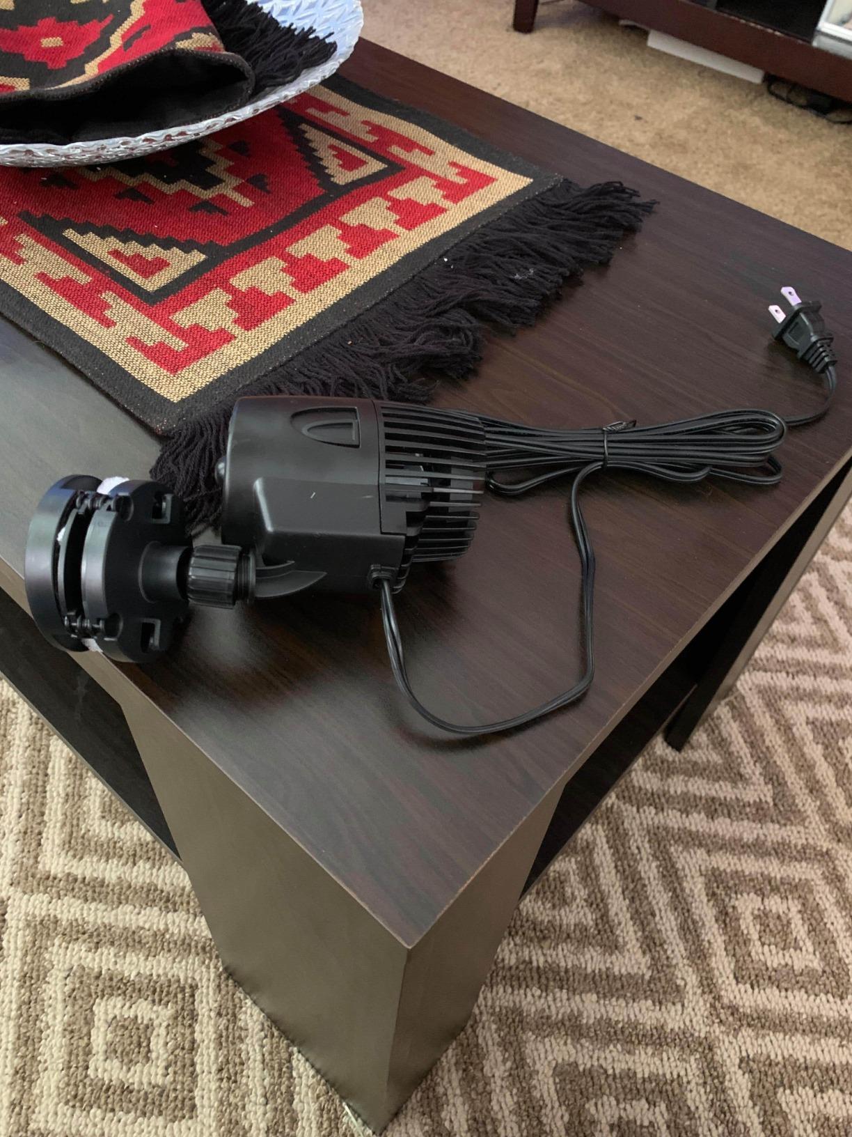 AQQA Wave Maker Pump, 2100GPH Aquarium Circulation Pump | 360 Degree Rotatable Submersible Powerhead Pump with Magnet Suction Base for Marine and Freshwater Aquariums (15W) customer photo 2