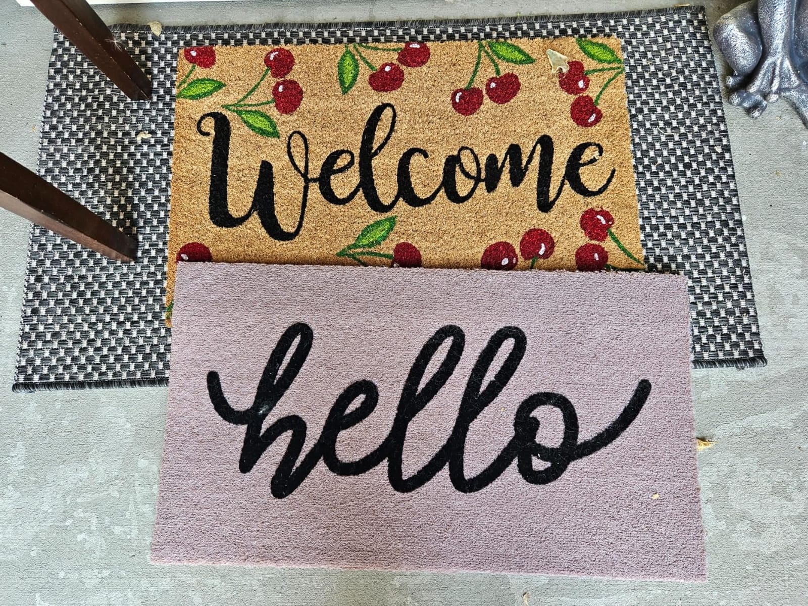 Barnyard Designs Front Door Welcome Mat (Home Sweet Home, 30x17) | Printed Polyester Outdoor Rug with Non-Slip Backing; Farmhouse Doormat for Patio, Garage, or Entrance; Fits Outside Entryway customer photo 2