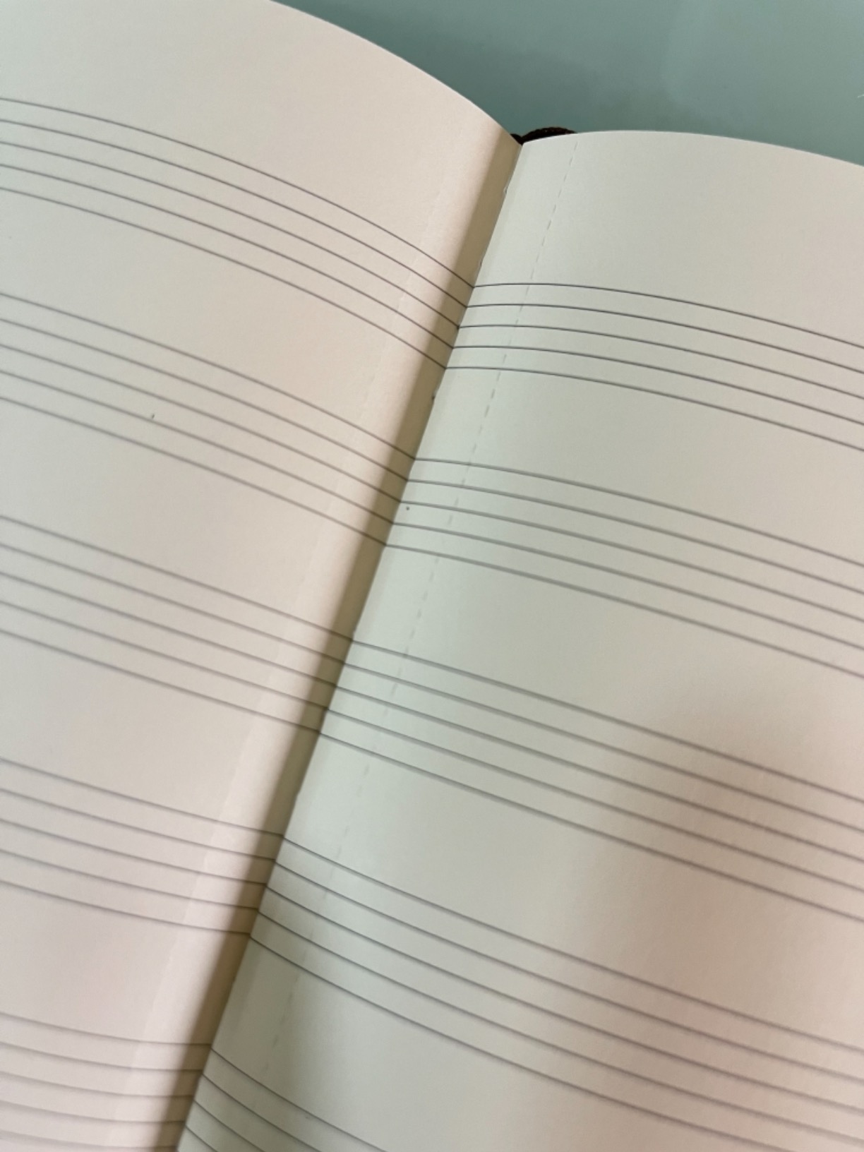 BEECHMORE BOOKS A4 Music Manuscript Paper Notebook A4 120 GSM with Gift Box | Music Book with 10 Staves per Page, Vegan Leather Hardcover customer photo 1