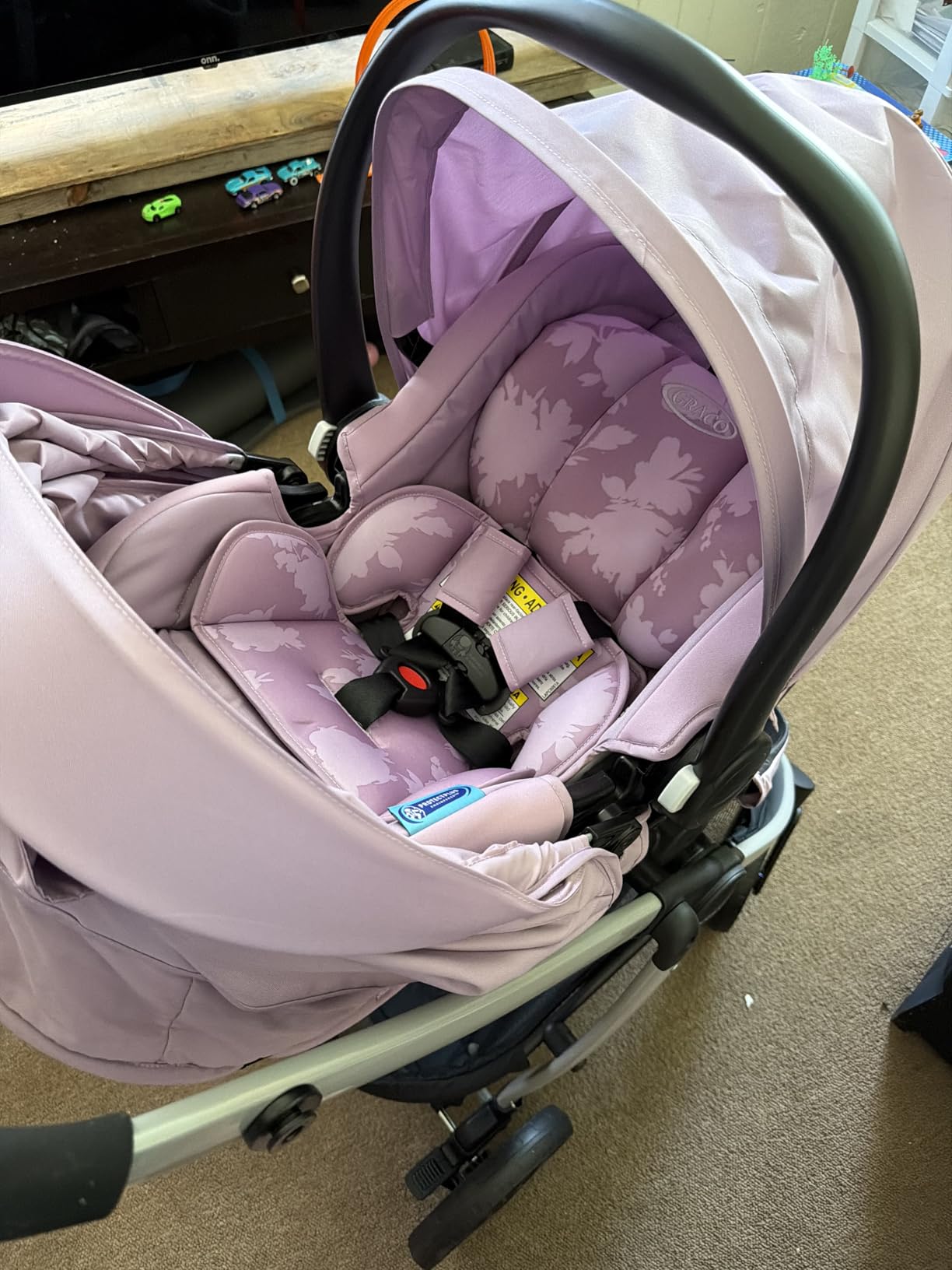 Graco Modes Pramette Stroller, 3-in-1 Baby Stroller, 3 Modes: Infant Car Seat Carrier (Car Seat Not Included), Infant Pramette to Toddler Stroller with Reversible Seat and One-Hand Fold, Redmond customer photo 2