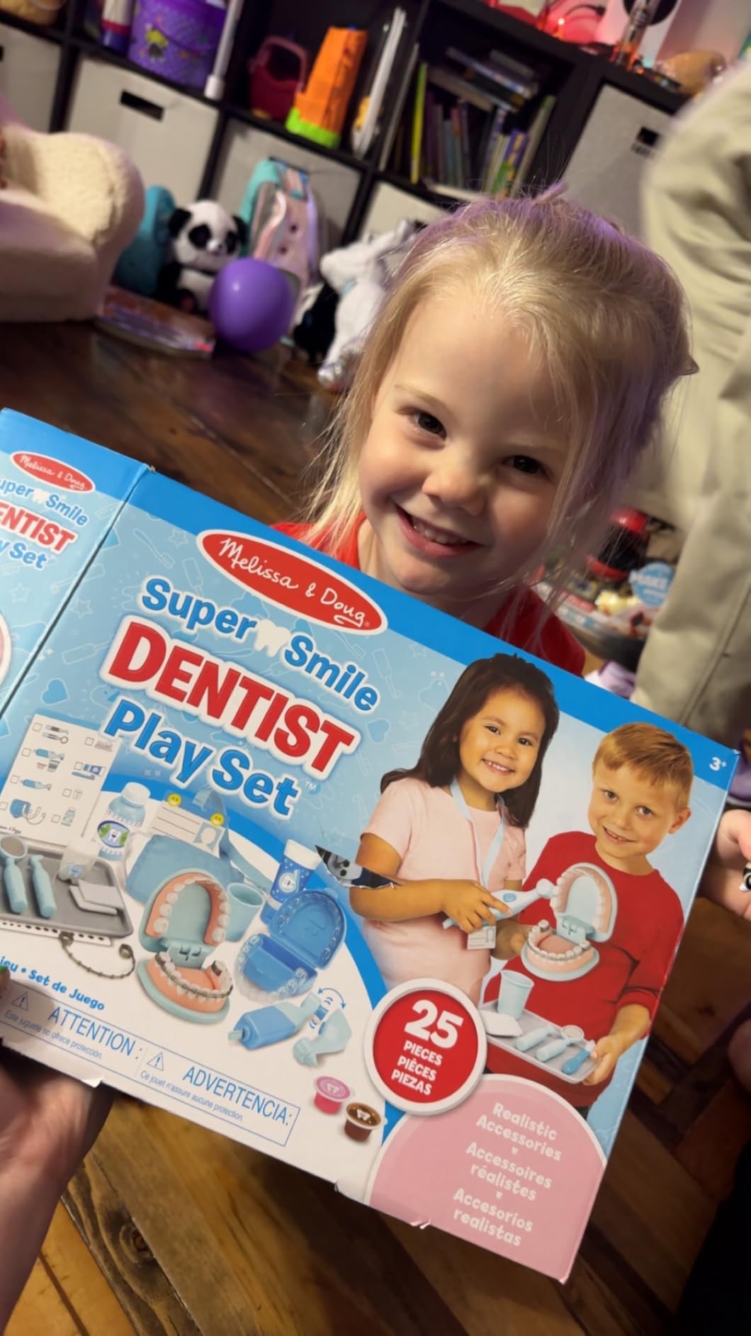 Melissa & Doug Super Smile Dentist Play Set, 25-Piece Dentist Kit with Oversized Teeth, Large Tools & Accessories, Kids Toys for Girls & Boys 3+ customer photo 1