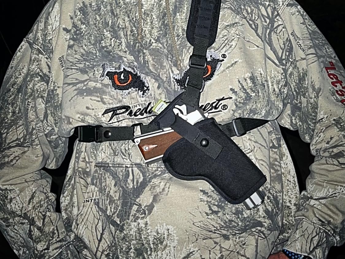 Diamond D Outdoors - Denali Chest Holster for SEMI-AUTO Pistols - up to 5