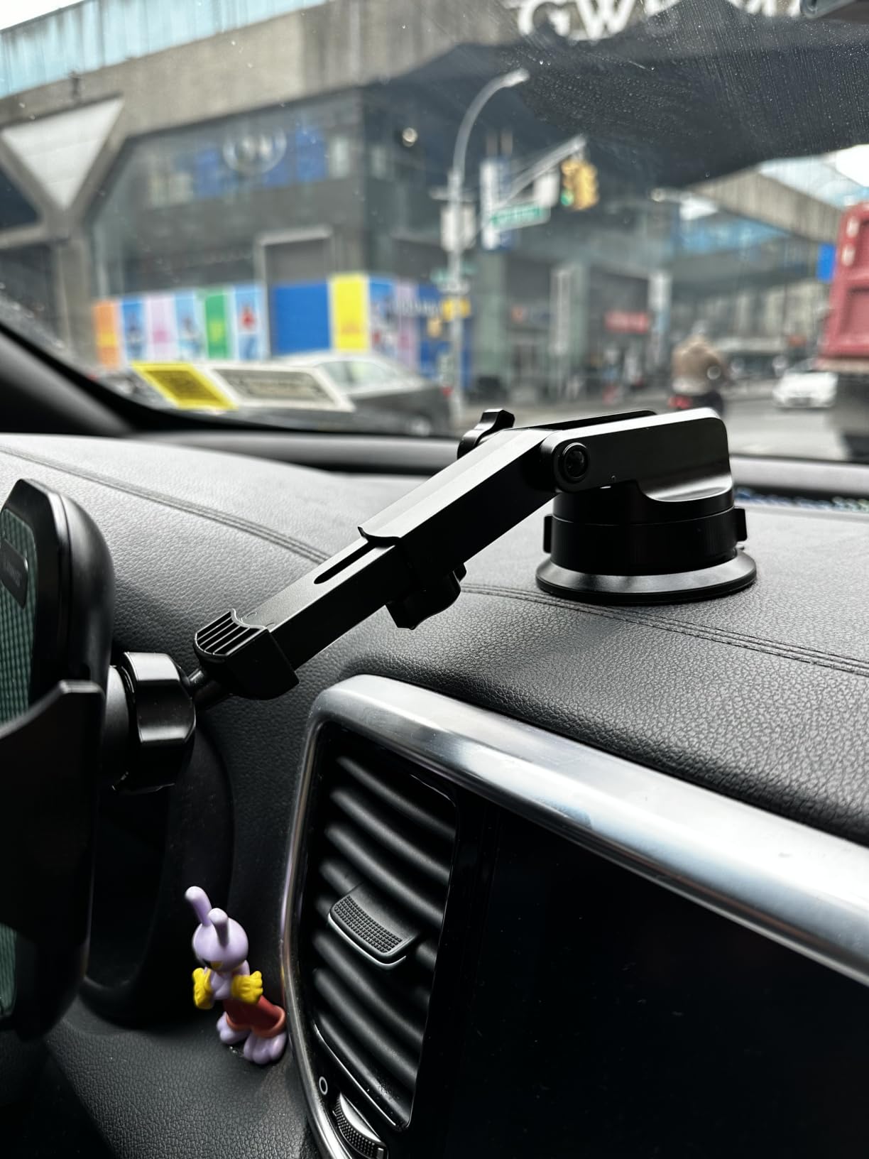 [True Military-Grade] Car Phone Holder VANMASS [Upgraded Strongest Suction & Clip] Cell Phone Mount for Dashboard Windshield Vent Kit, Truck Cradle Stand for iPhone 17 Pro Max 16 15 14 Android, Ink Black customer photo 2