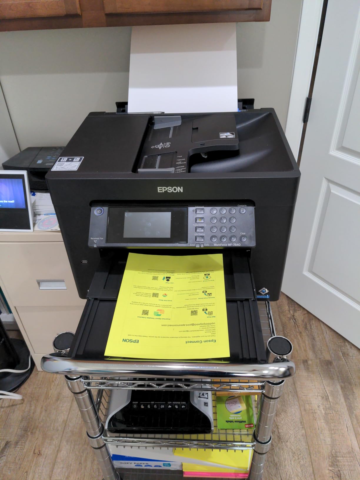 Epson Workforce Pro WF-7840 Wireless All-in-One Wide-Format Inkjet Printer customer photo 1