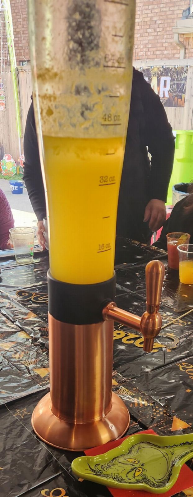 Hammer + Axe Beverage Dispenser - 88 oz Party Drink Dispenser with Ice Tube & Tap customer photo 1