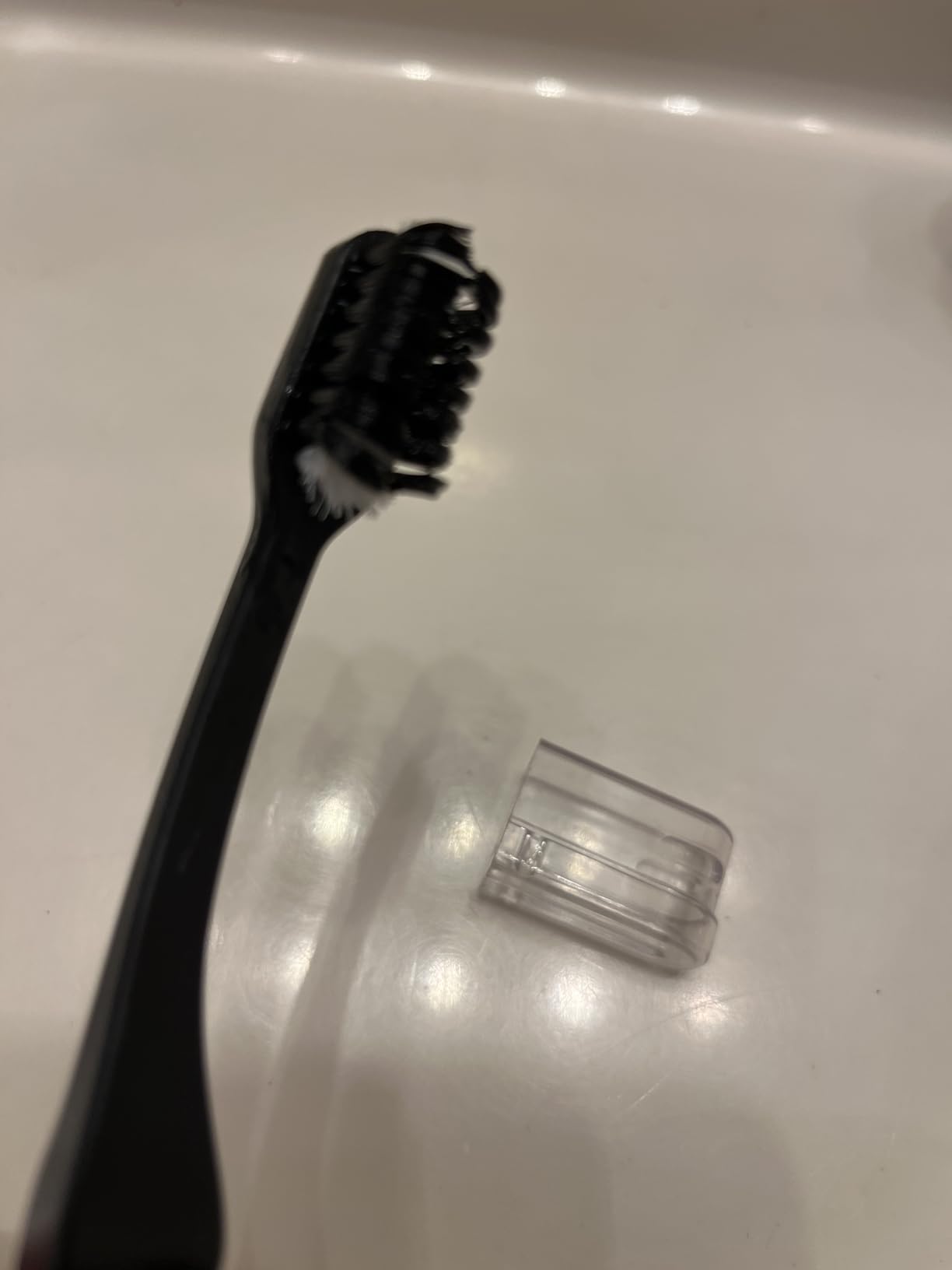 edel+white CleanCurl 3D Toothbrush - 3-Sided Toothbrush Ideal for Adults, Kids, Special Needs, Elderly - Soft Bristle Perfectly Cleans Teeth, Implants & Gum Line customer photo 1