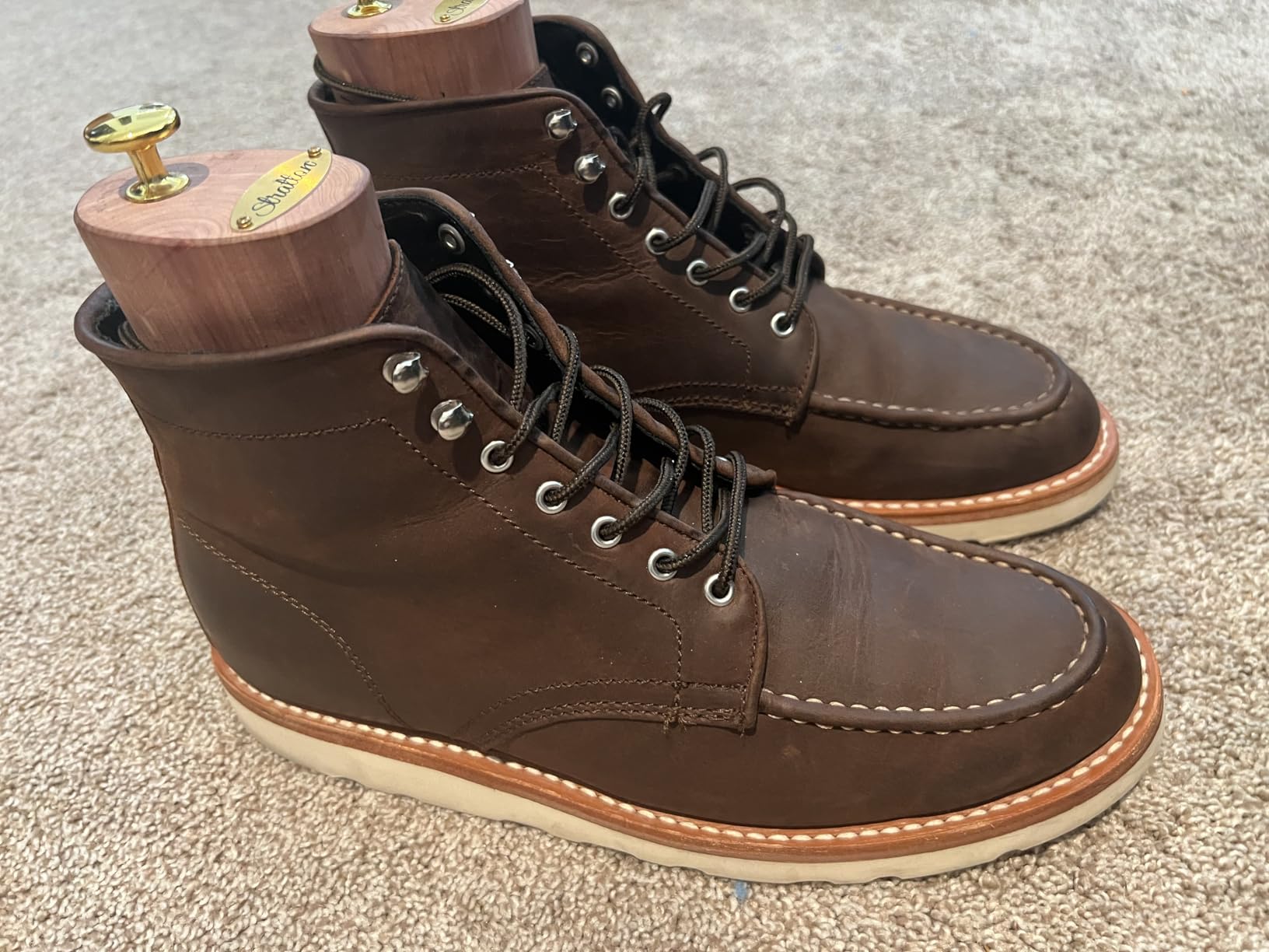 Thursday Boot Company Men's Diplomat Moc Toe Leather Boot customer photo 1
