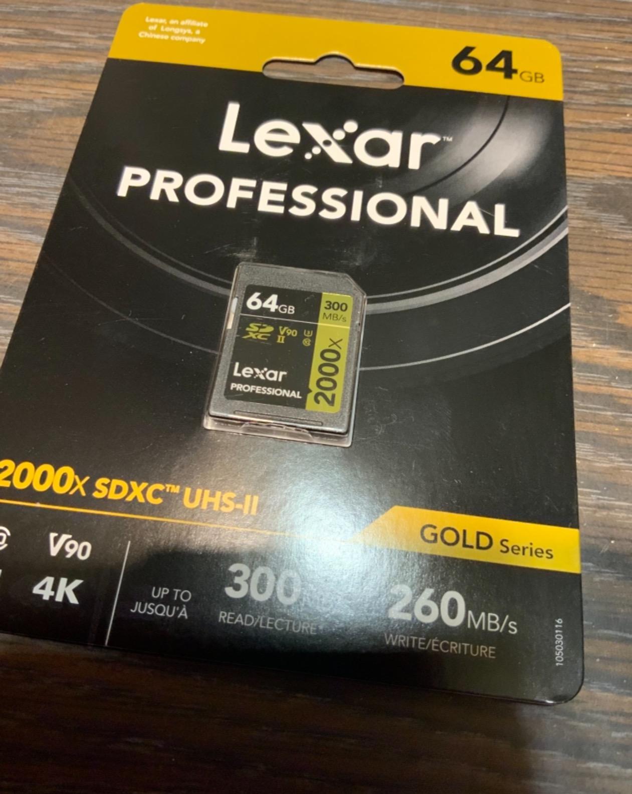 Lexar 128GB 2000x SD Memory Card, 300MB/s Read, 8K, V90, U3, UHS-II | Up to 300MB/s read, Up to 260MB/s write, UHS-II, V90, U3, Class 10, 8K video, Full HD video customer photo 2