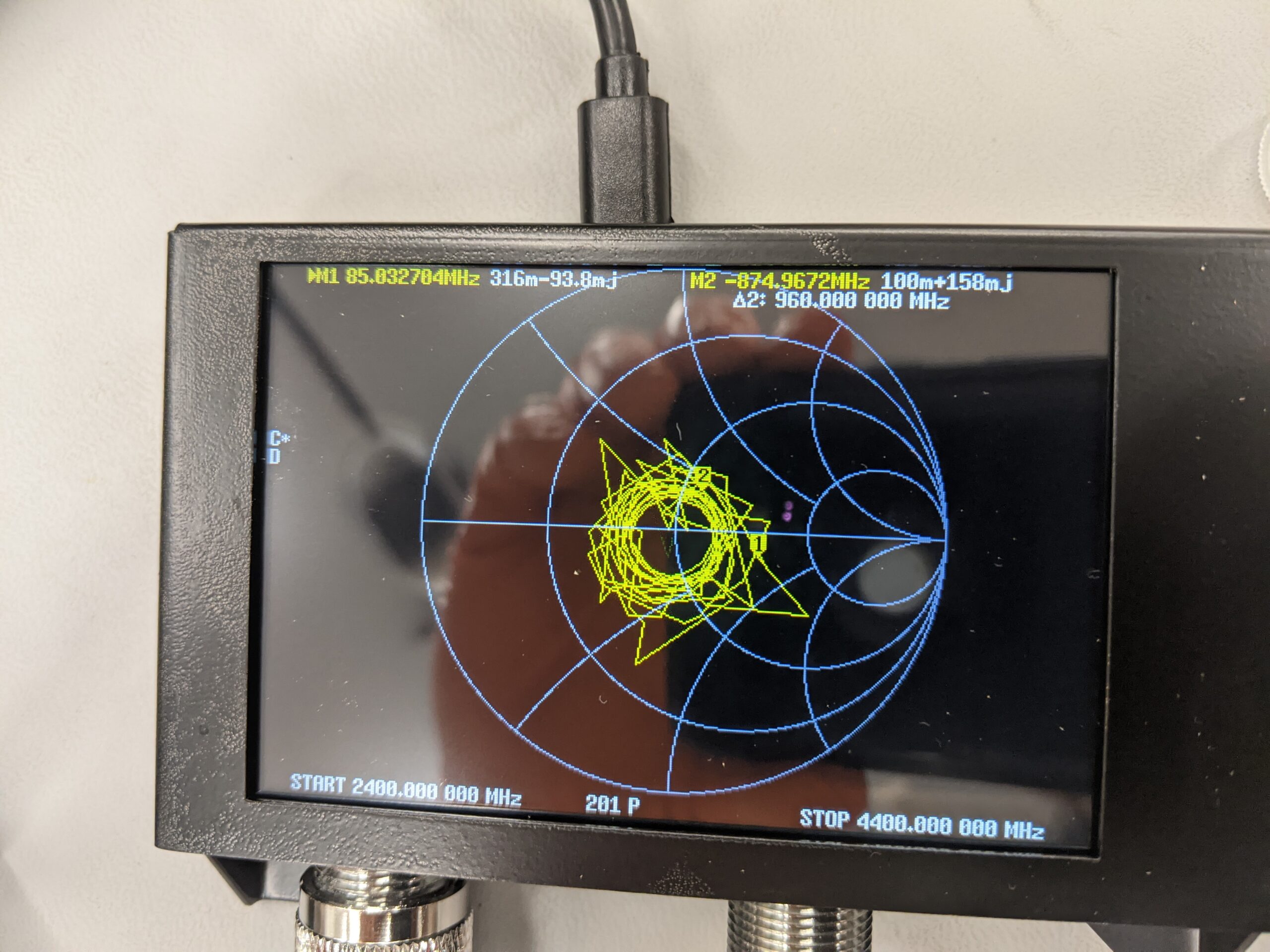 NanoVNA SAA-2N VNA Antenna Analyzer 50KHz-3GHz customer photo 1
