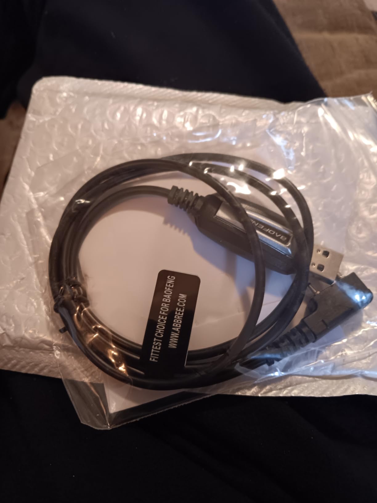 BAOFENG USB Programming Cable CH340 Chip Compatible UV-5R Mini BF-F8HP Pro 5RM UV-32 DM32 K5PLUS GMRS GM-15PRO UV-5G Plus GM21 AR-152 UV-21R Quansheng UV-K5 8 Ham Radio Accessories customer photo 1