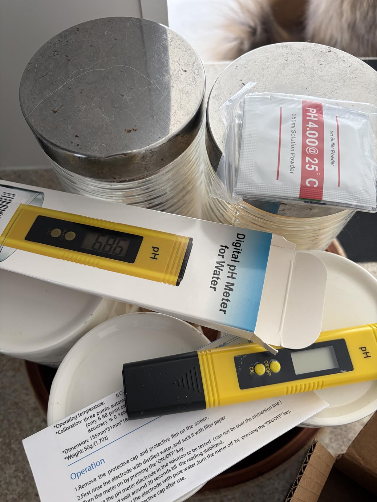 Digital pH Meter Tester Pen for Water, Pre-Calibrated, High Accuracy +/-0.01, 0-14 pH Range, Pocket Size for Drinking Water, Pool, Aquarium & Hydroponics (Yellow) customer photo 1