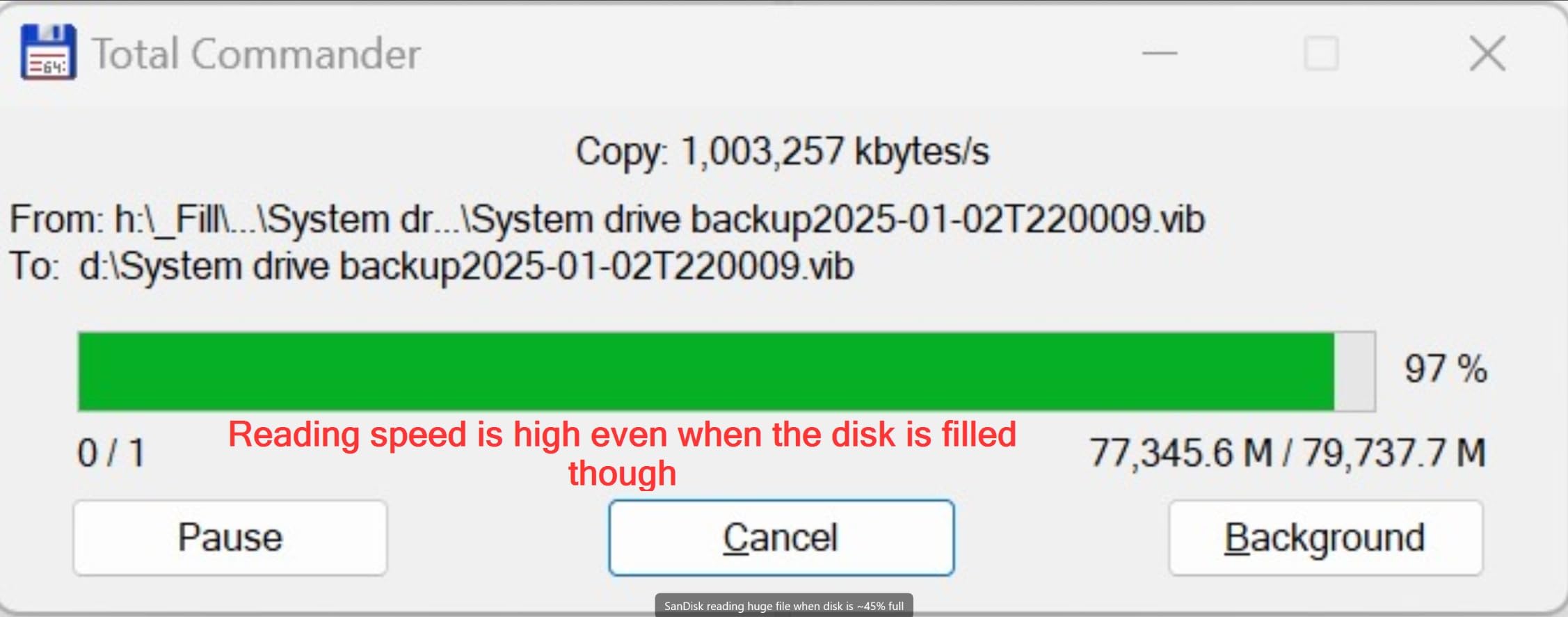 Sandisk 2TB Extreme Portable SSD, Up to 1050MB/s Read Speeds (Old Model) | External Solid State Drive, IP65 Water & Dust Resistance, Up to 3M Drop Protection, 256-bit AES Encryption, USB-C 3.2 Gen 2 customer photo 1