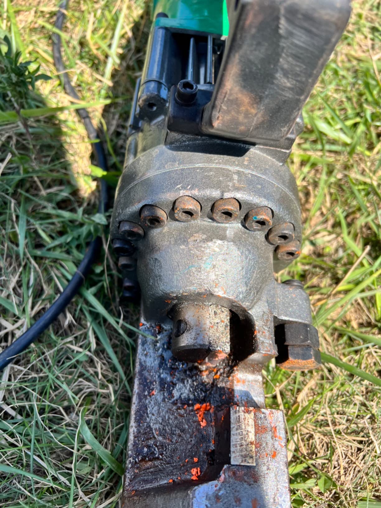 Anbull 1350W Electric Hydraulic Rebar Cutter, Cutting up to 7/8 Inch 4-22mm #7 Rebar, with Replaceable Jaw Blades, Cutting Speed 3.5-4S (1350W RC-22) customer photo 1