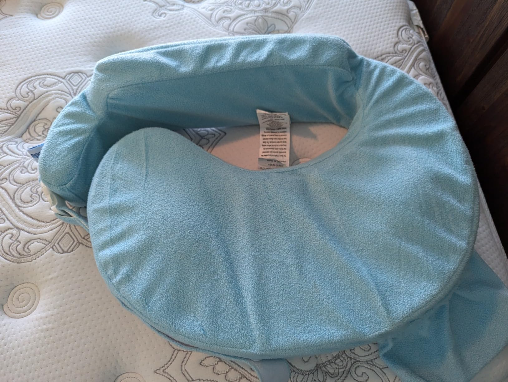 My Brest Friend Nursing Pillow - Deluxe - Soft Rose | Enhanced Ergonomic Design customer photo 2